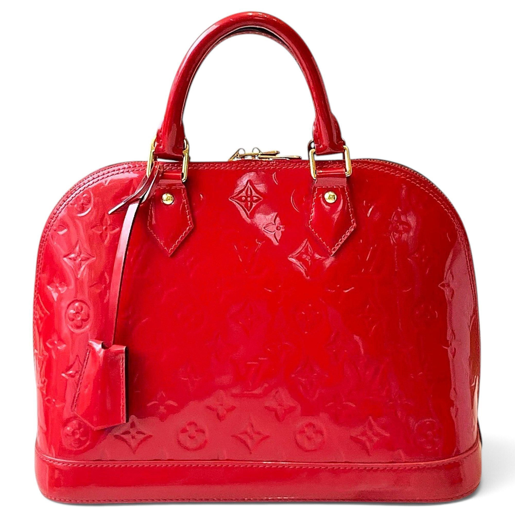 Alma patent leather handbag