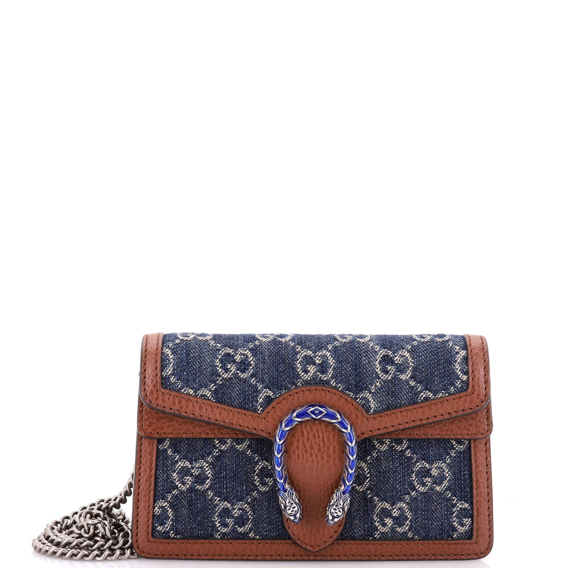 Dionysus Bag GG Denim Super Mini