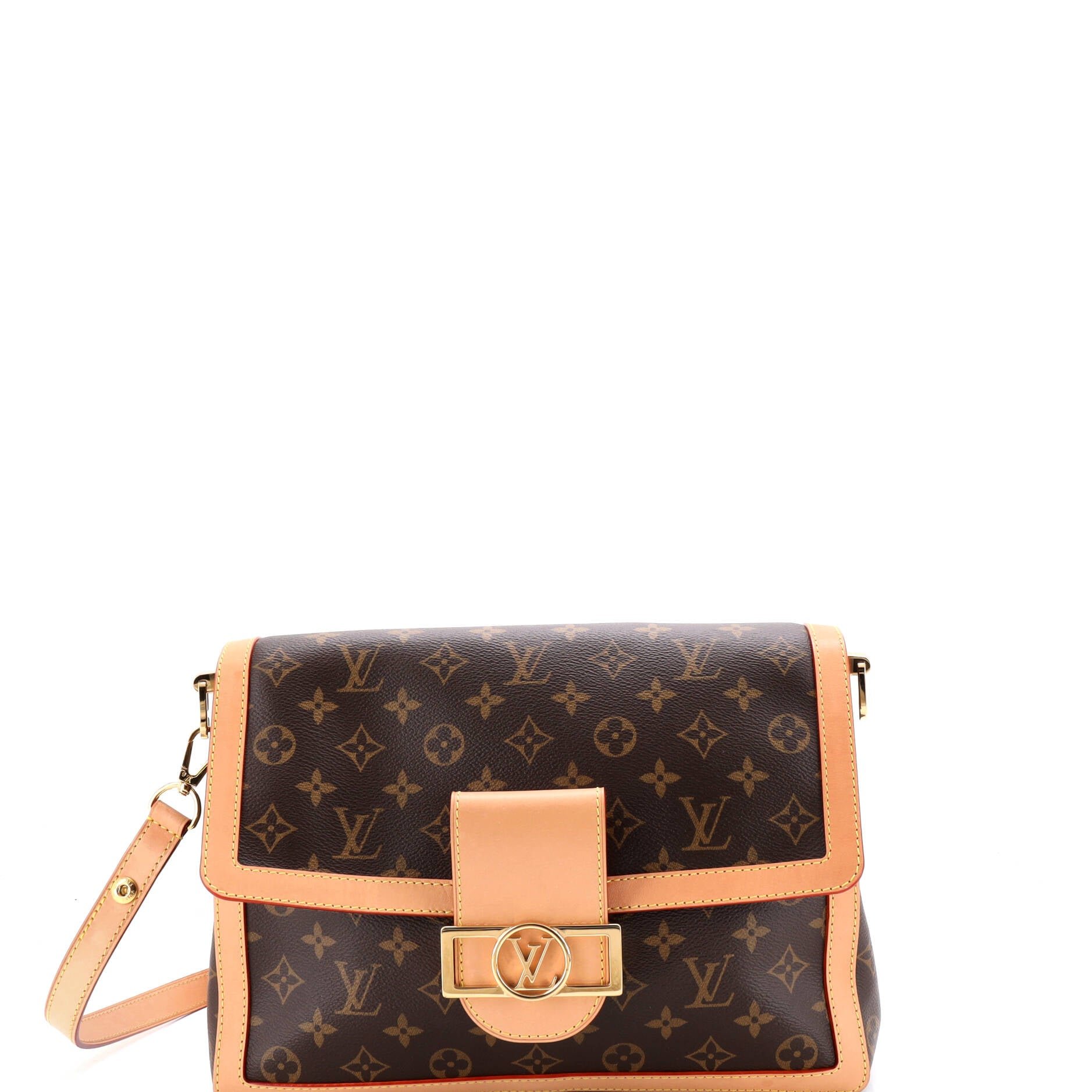Dauphine Soft Shoulder Bag Monogram Canvas GM