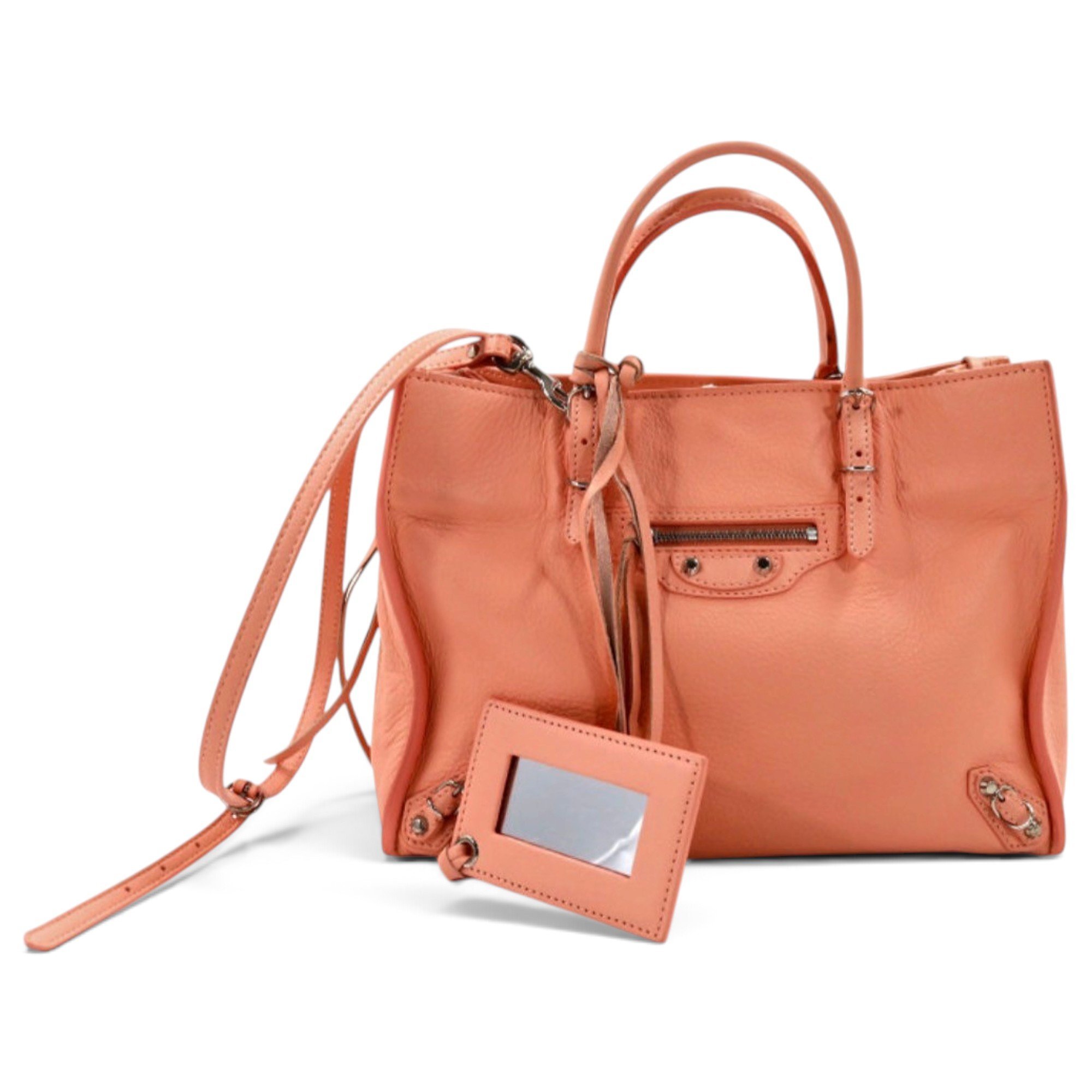 Papier leather crossbody bag