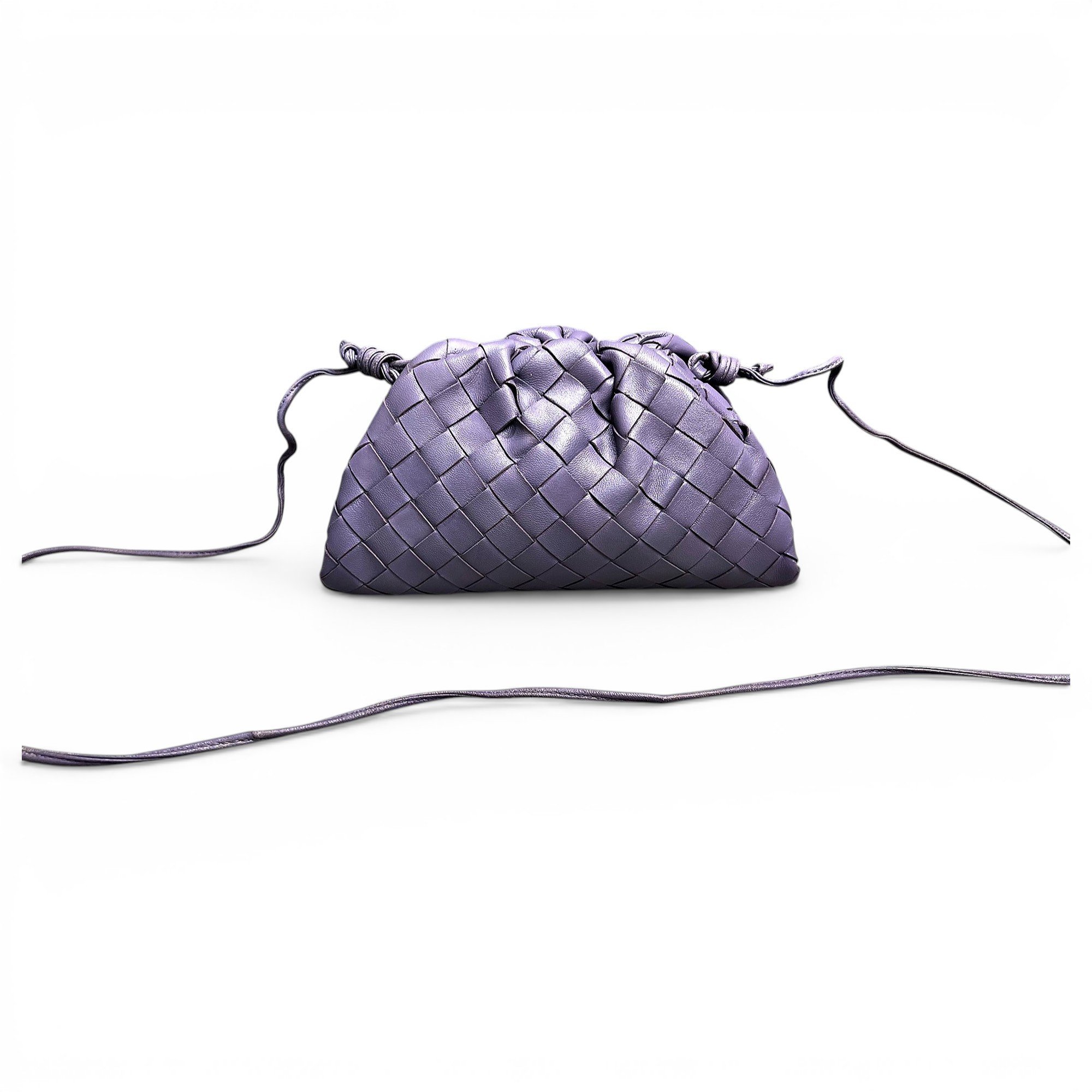 Pouch leather handbag