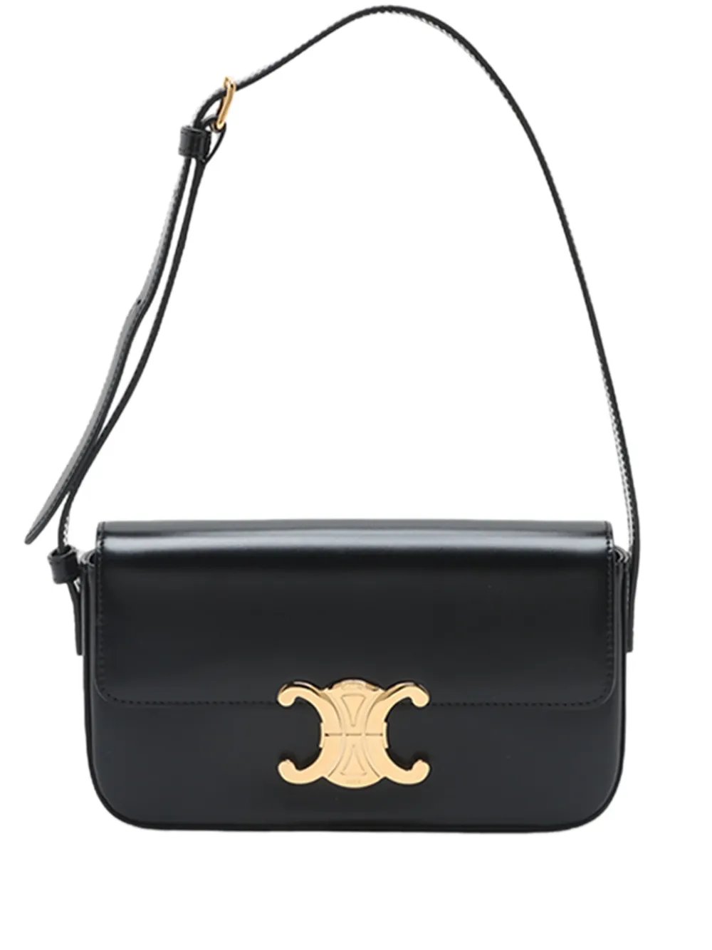 2010-2026 Shiny Calfskin Triomphe Claude shoulder bag