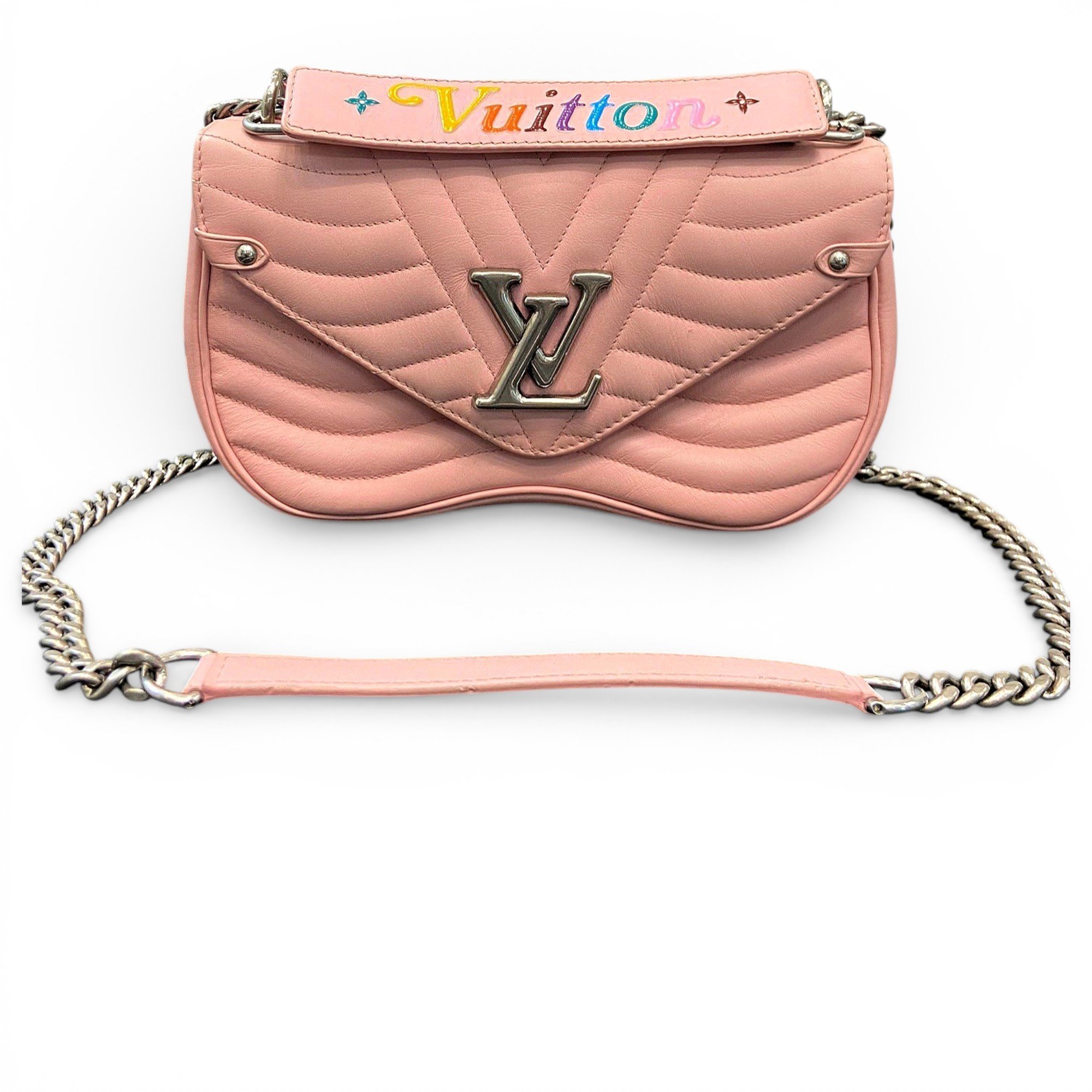 New Wave leather handbag