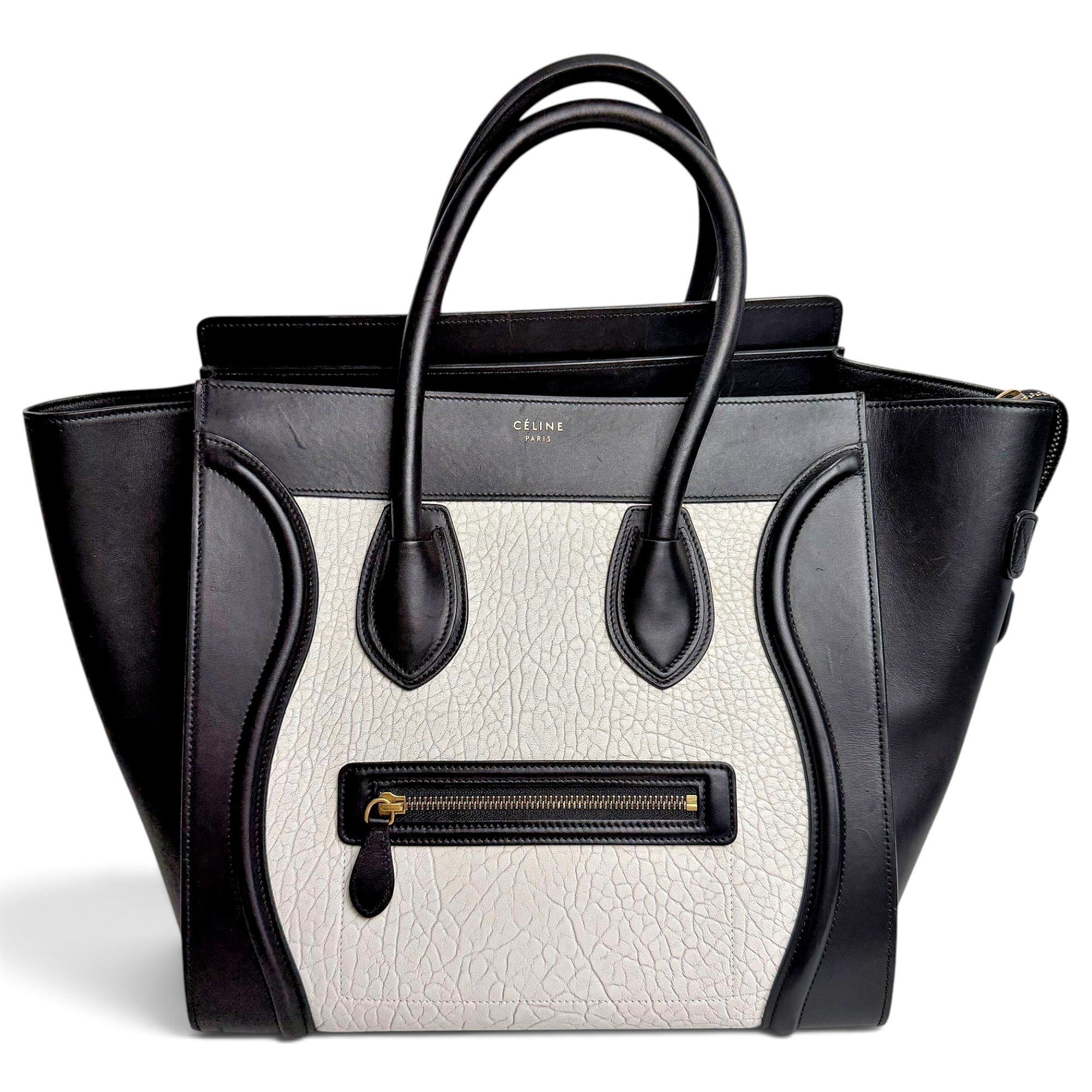 Luggage leather handbag