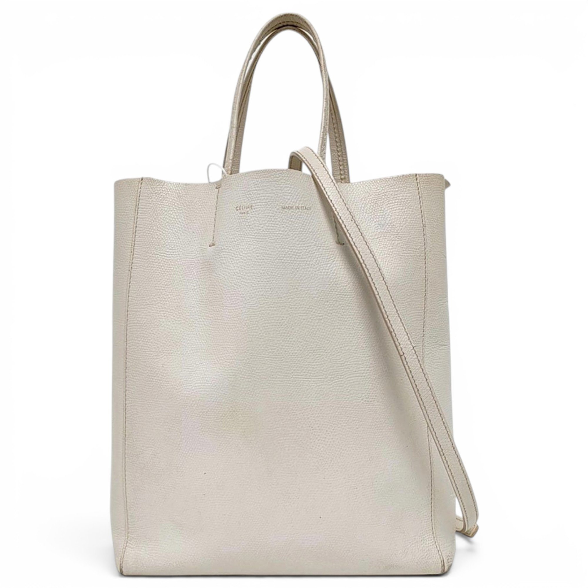 Cabas leather tote
