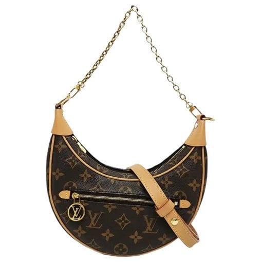 Loop leather crossbody bag