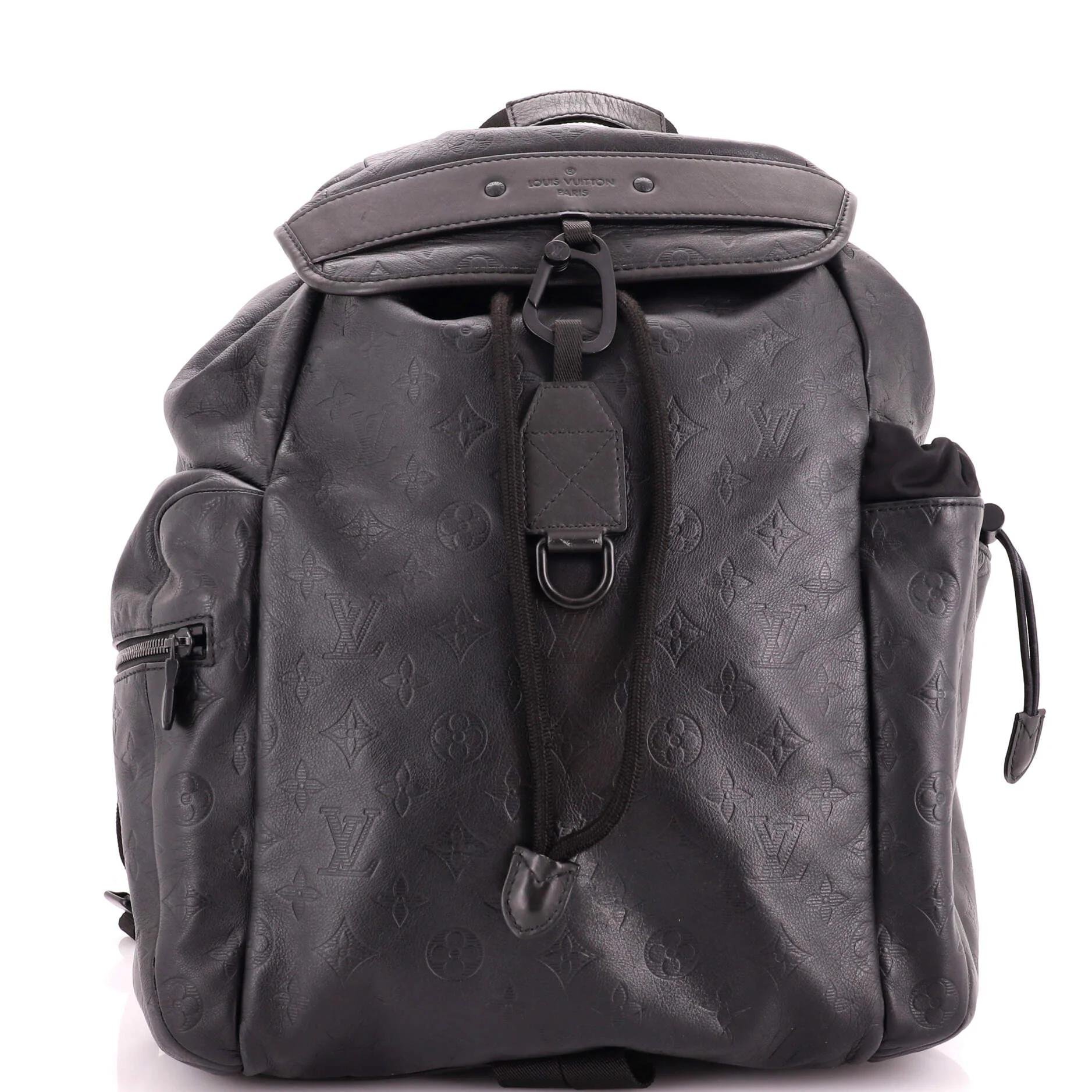 Leather backpack