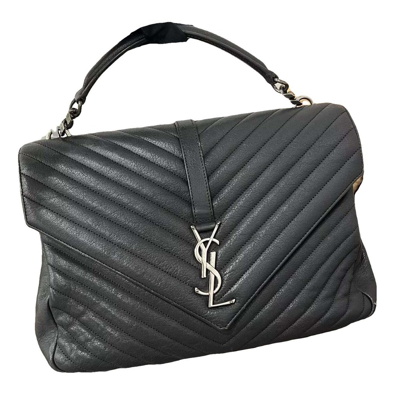 Collége monogramme leather handbag