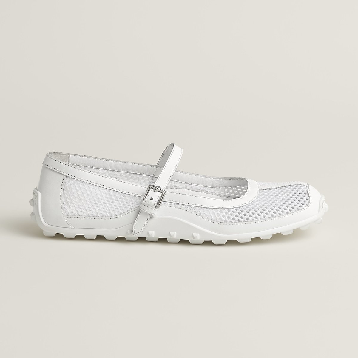 Blanc Kichu Ballet Flat