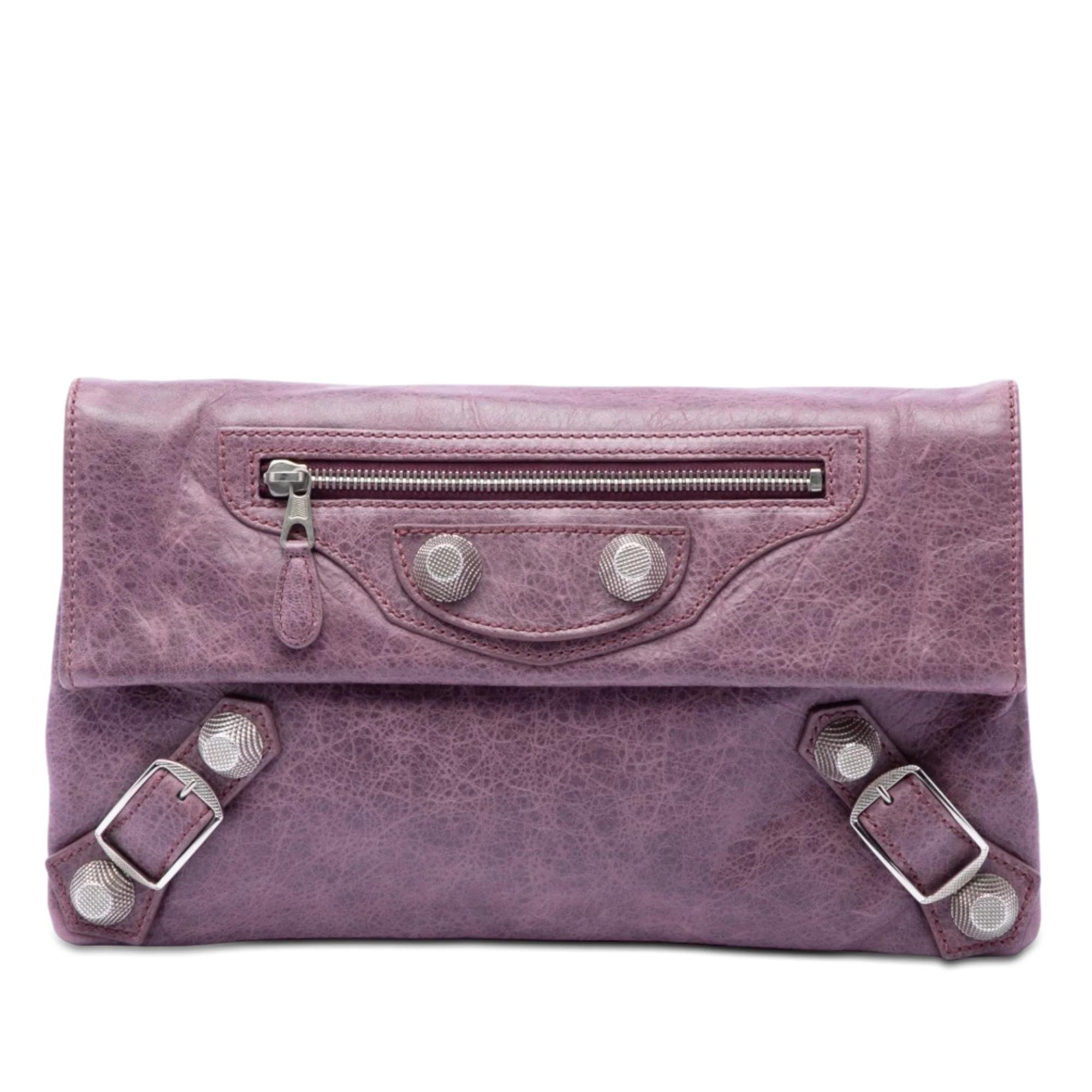 Envelop pony-style calfskin handbag