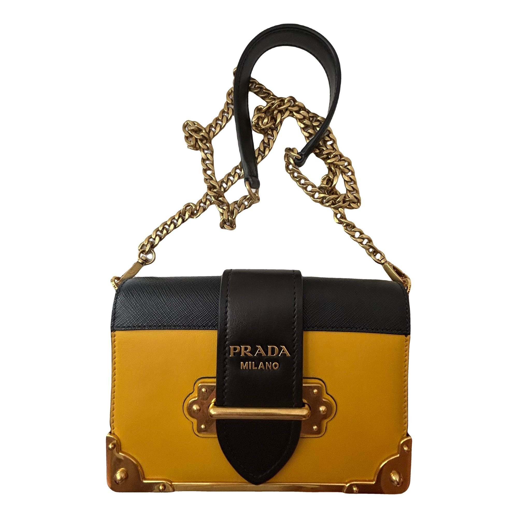 Cahier leather handbag