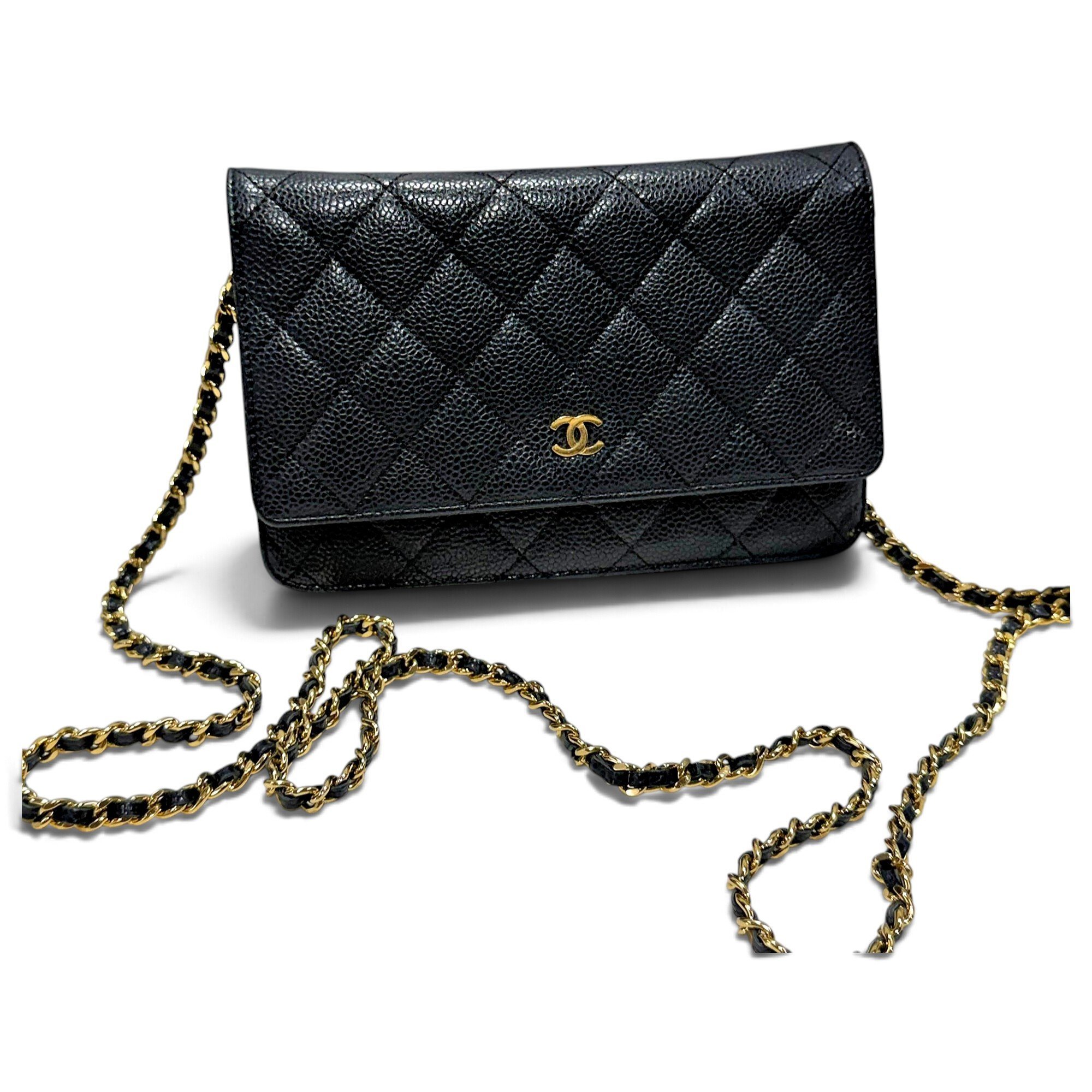 Wallet On Chain Timeless/Classique leather crossbody bag