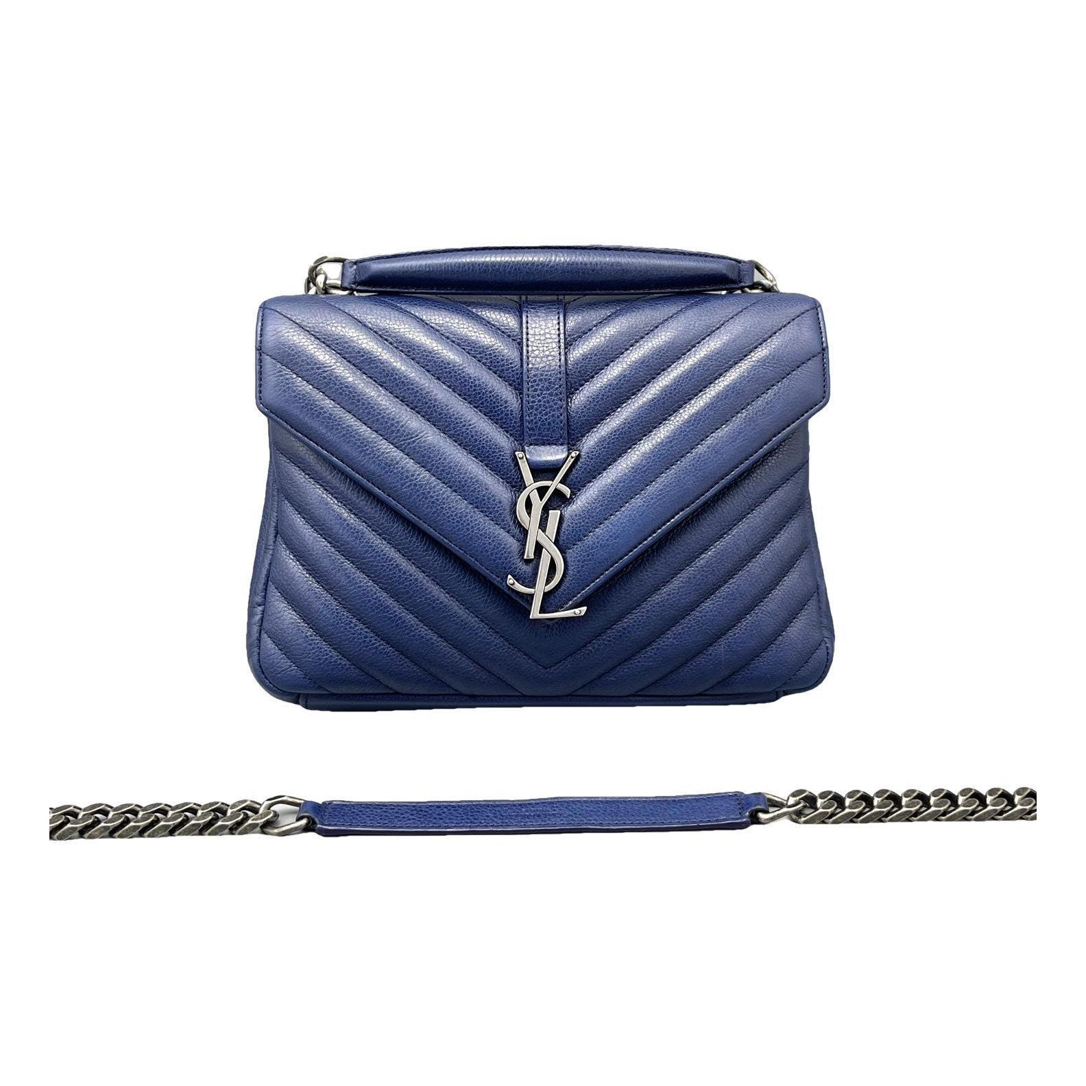 Collége monogramme leather handbag