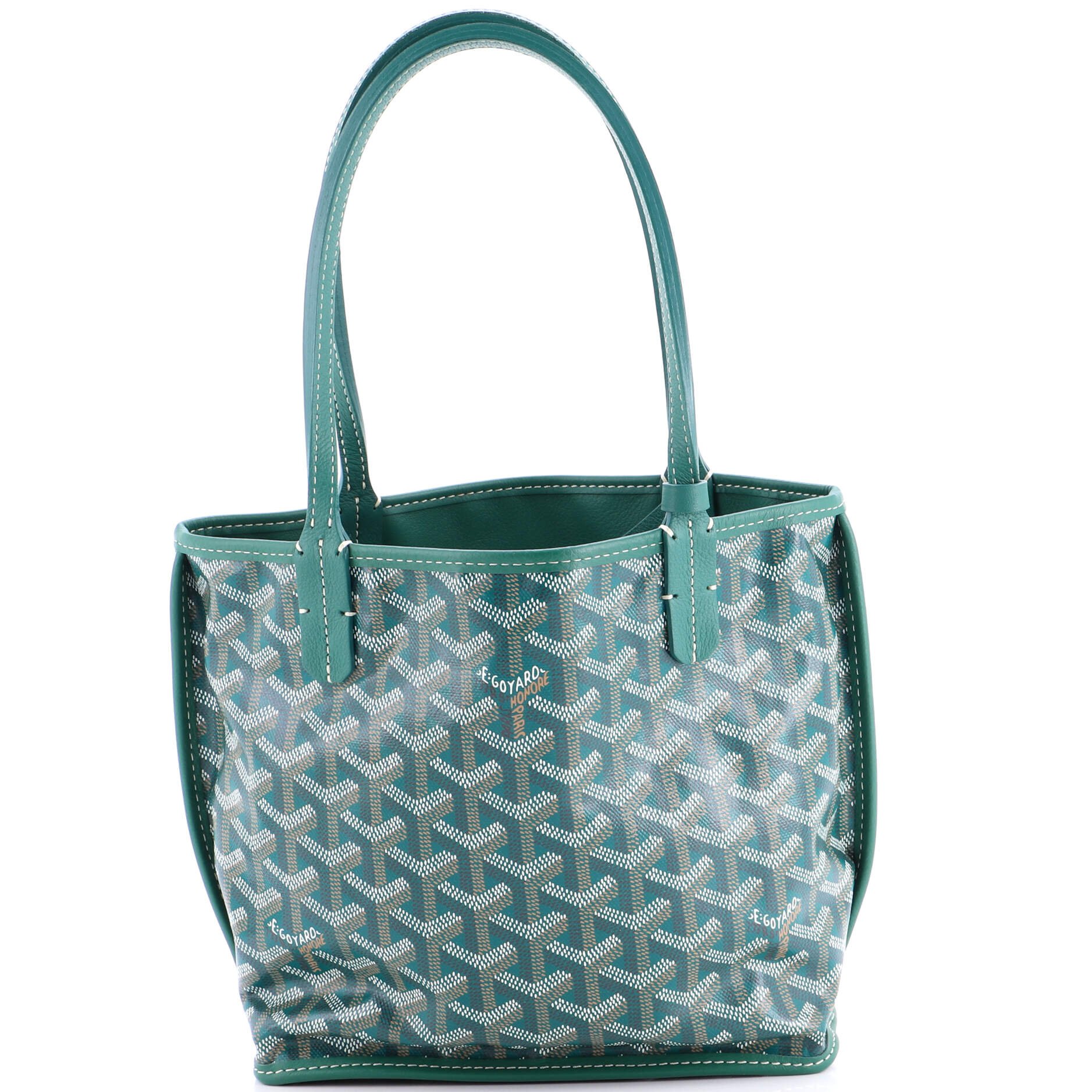 Goyard Anjou Reversible Tote Coated Canvas Mini