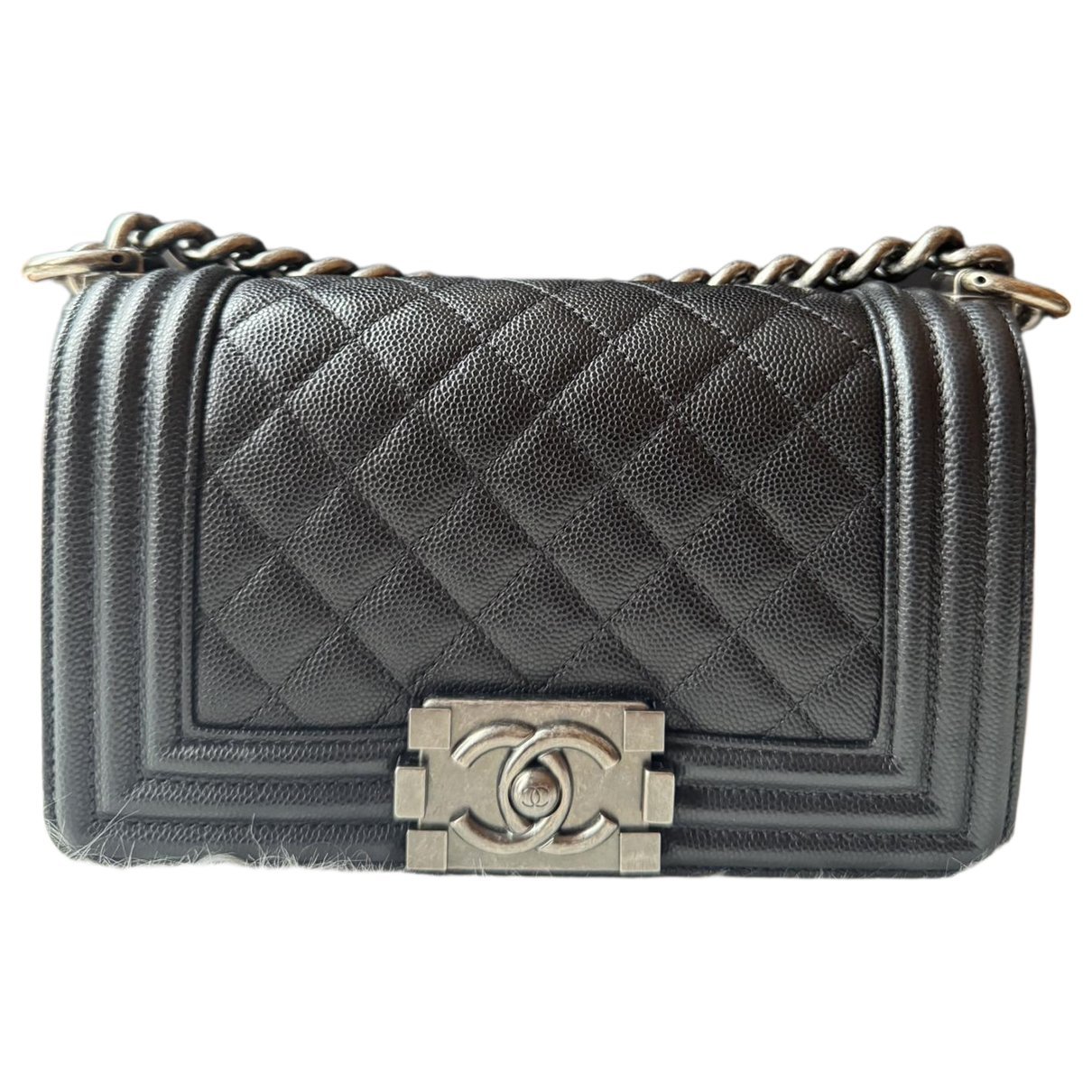 Boy leather crossbody bag