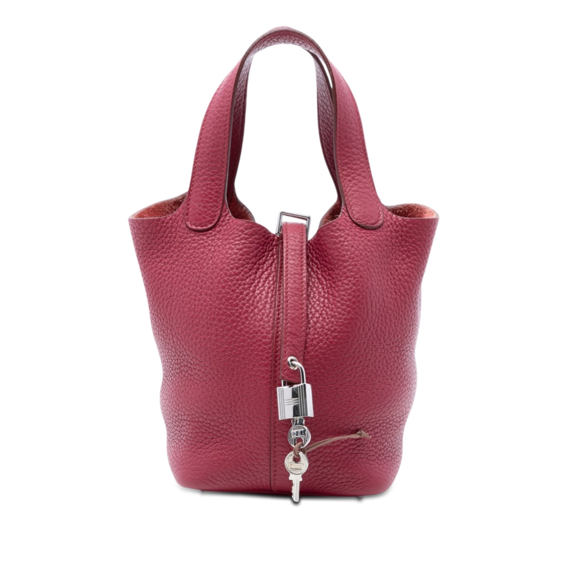Picotin leather handbag