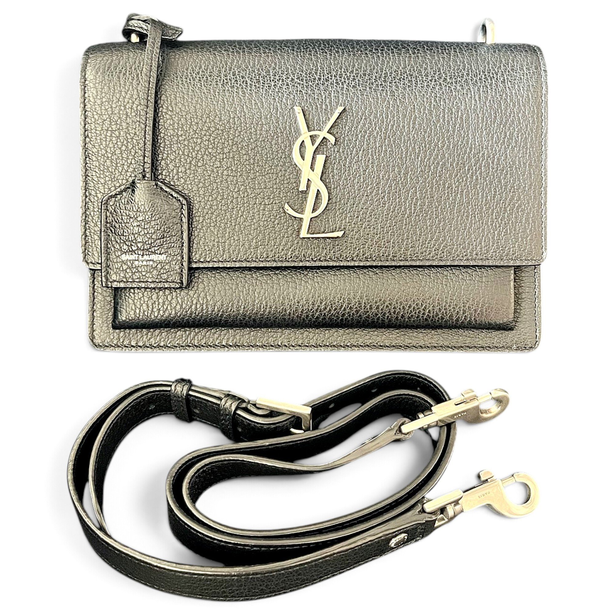 Sunset leather crossbody bag