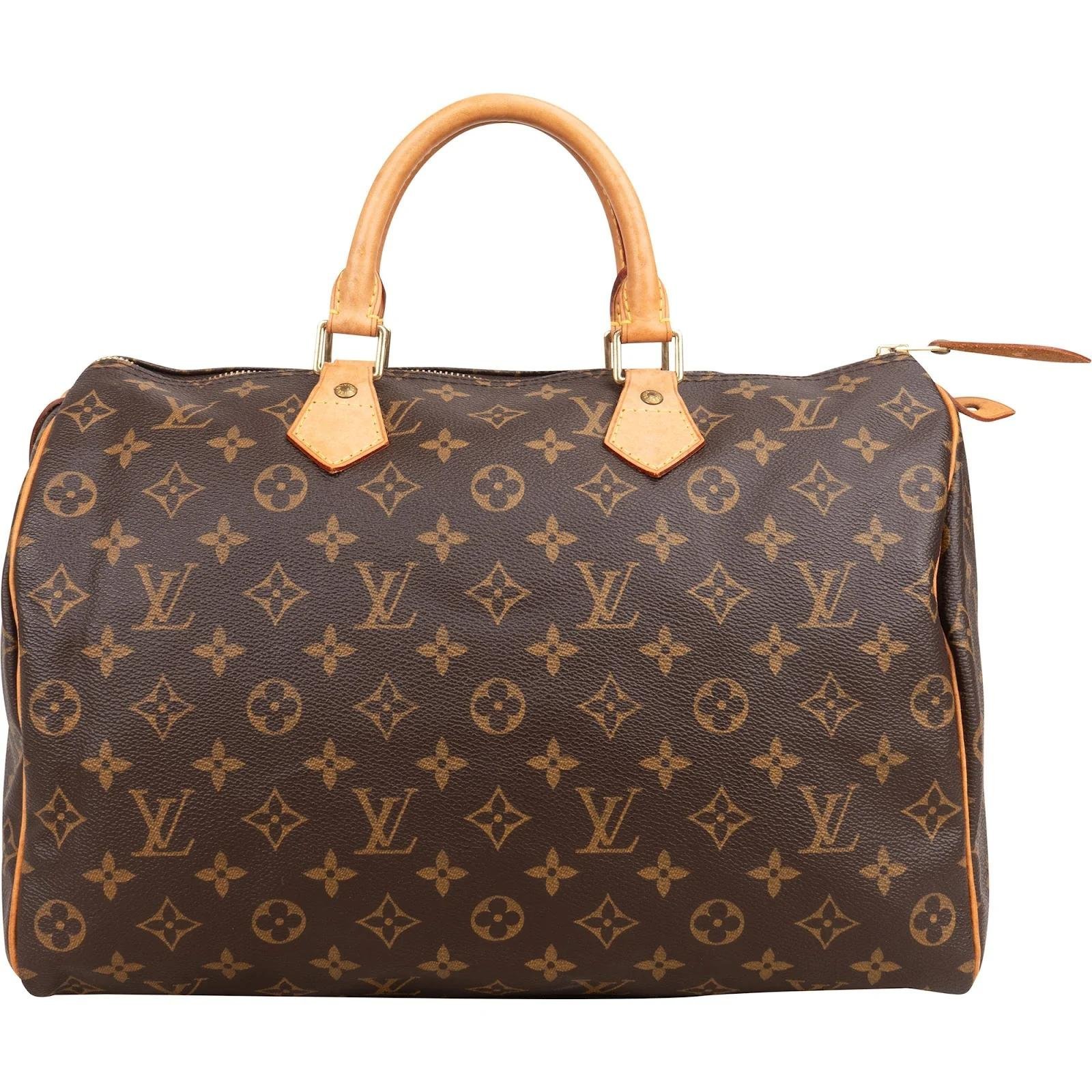 Speedy leather handbag