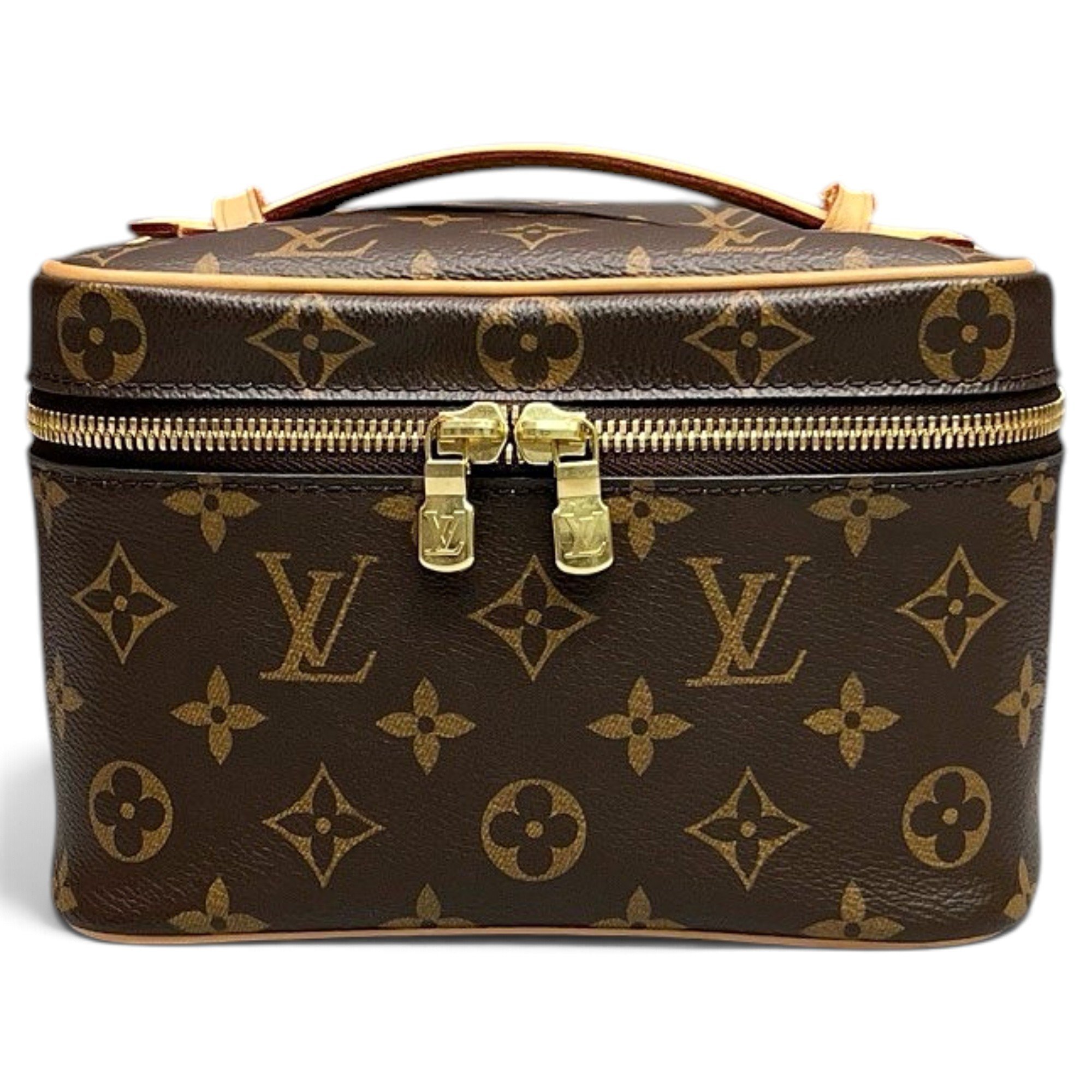 Vanity leather handbag