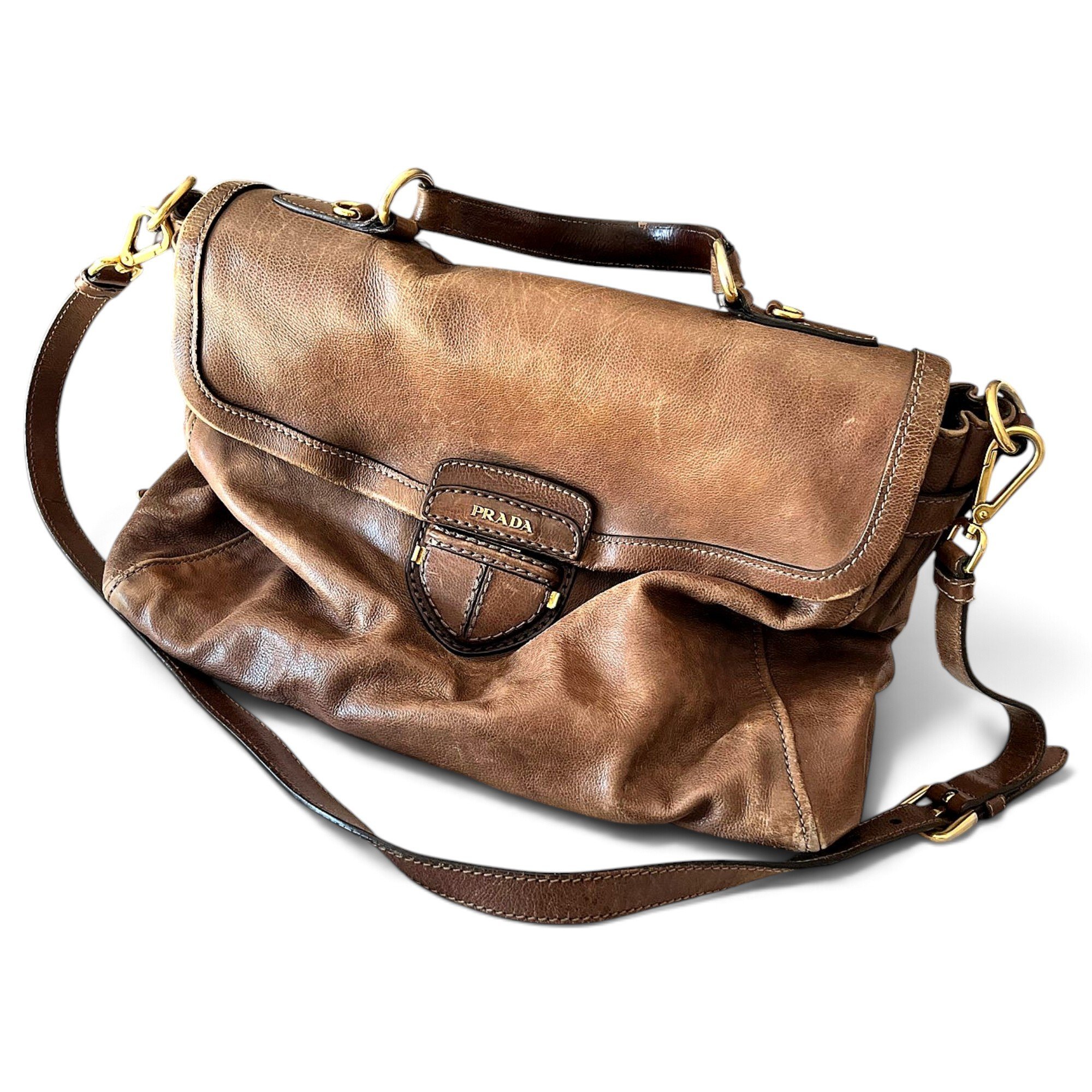 Leather handbag