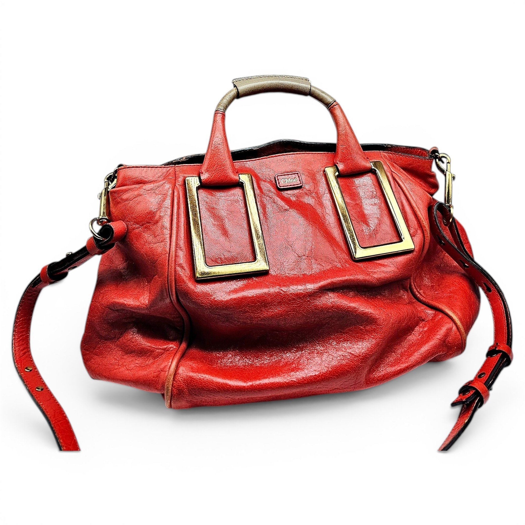 Bay leather handbag