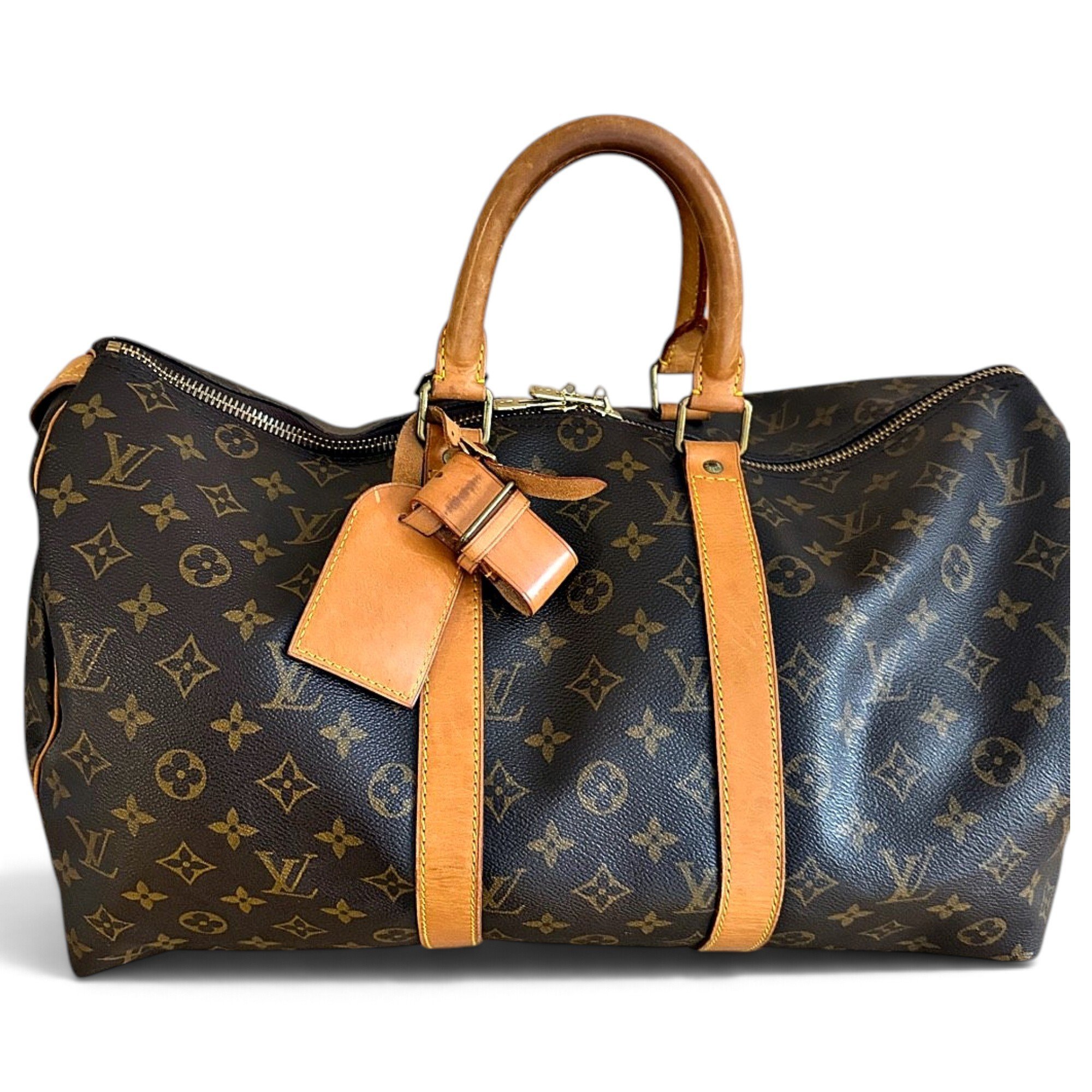 Keepall leather 48h bag
