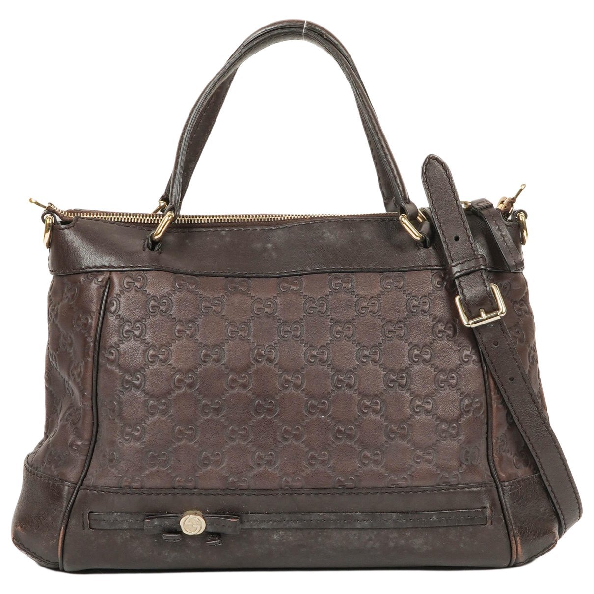 Leather handbag
