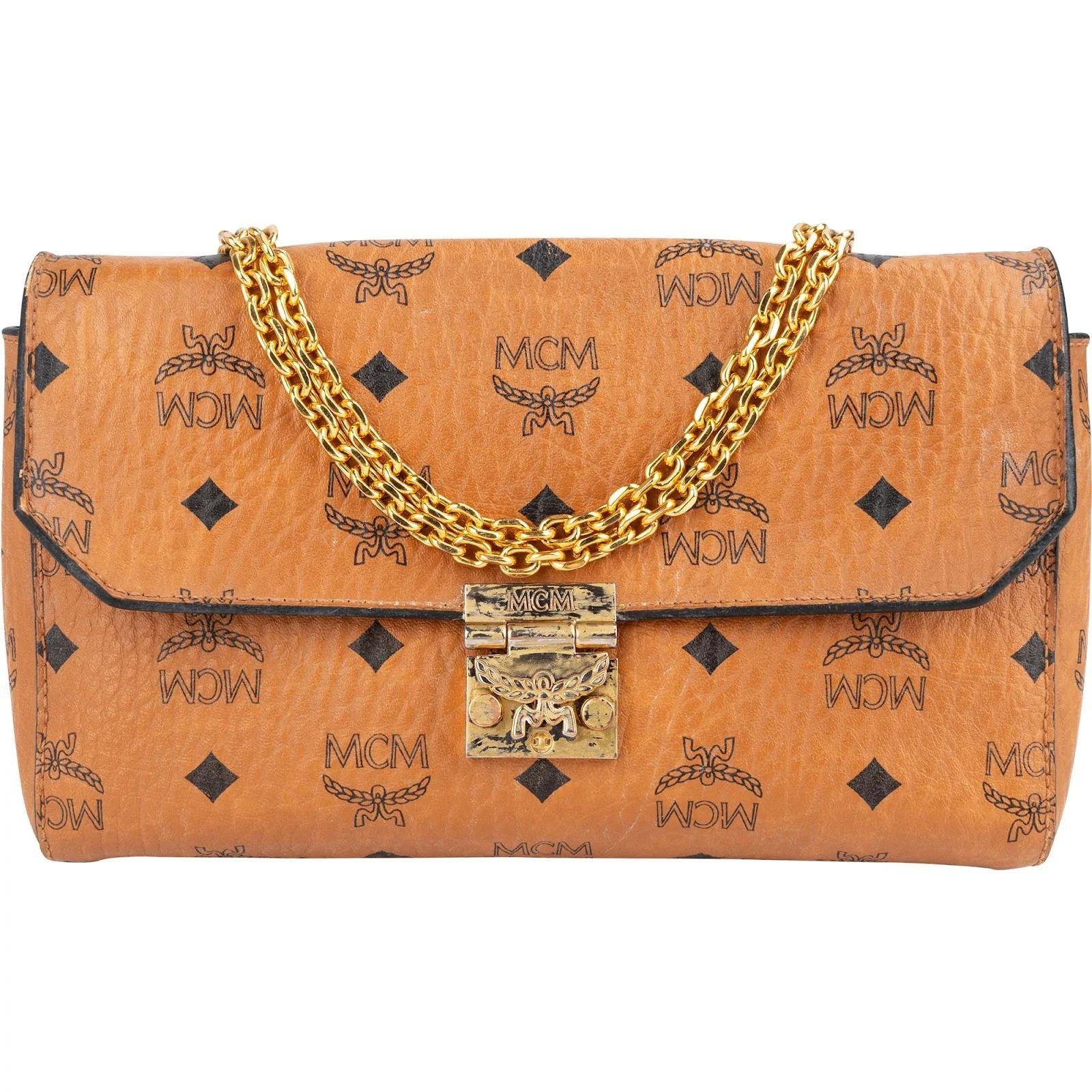 MCM Boston leather crossbody bag
