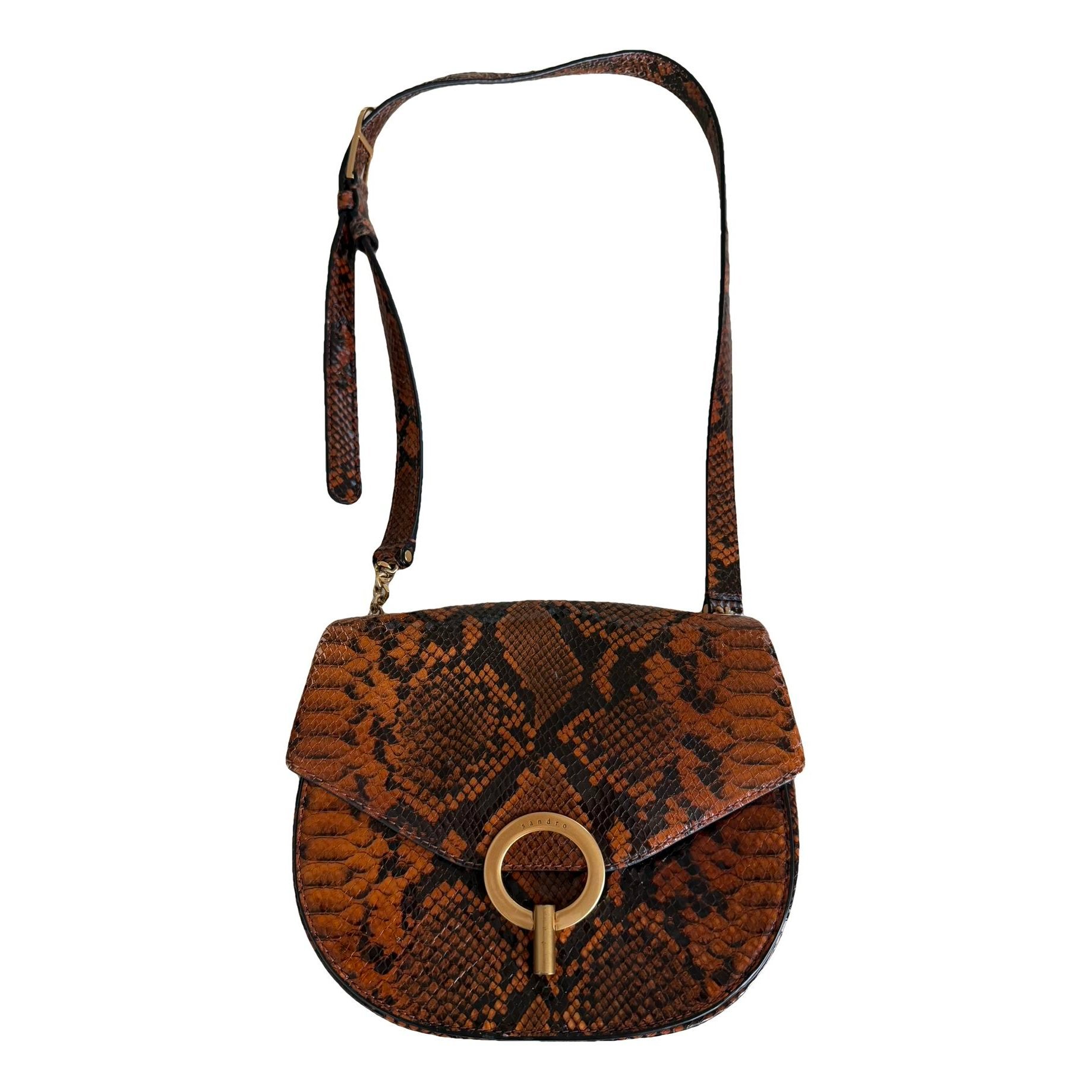 Vegan leather clutch bag