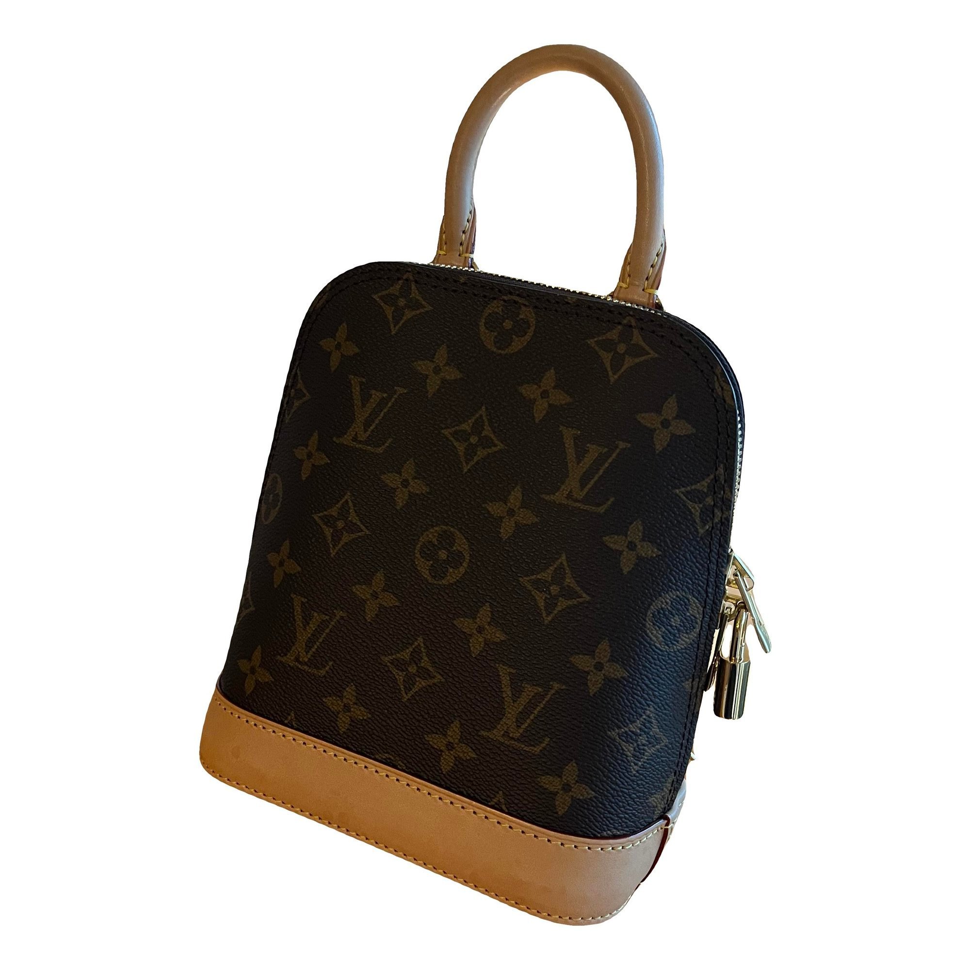 Louis Vuitton Alma leather handbag