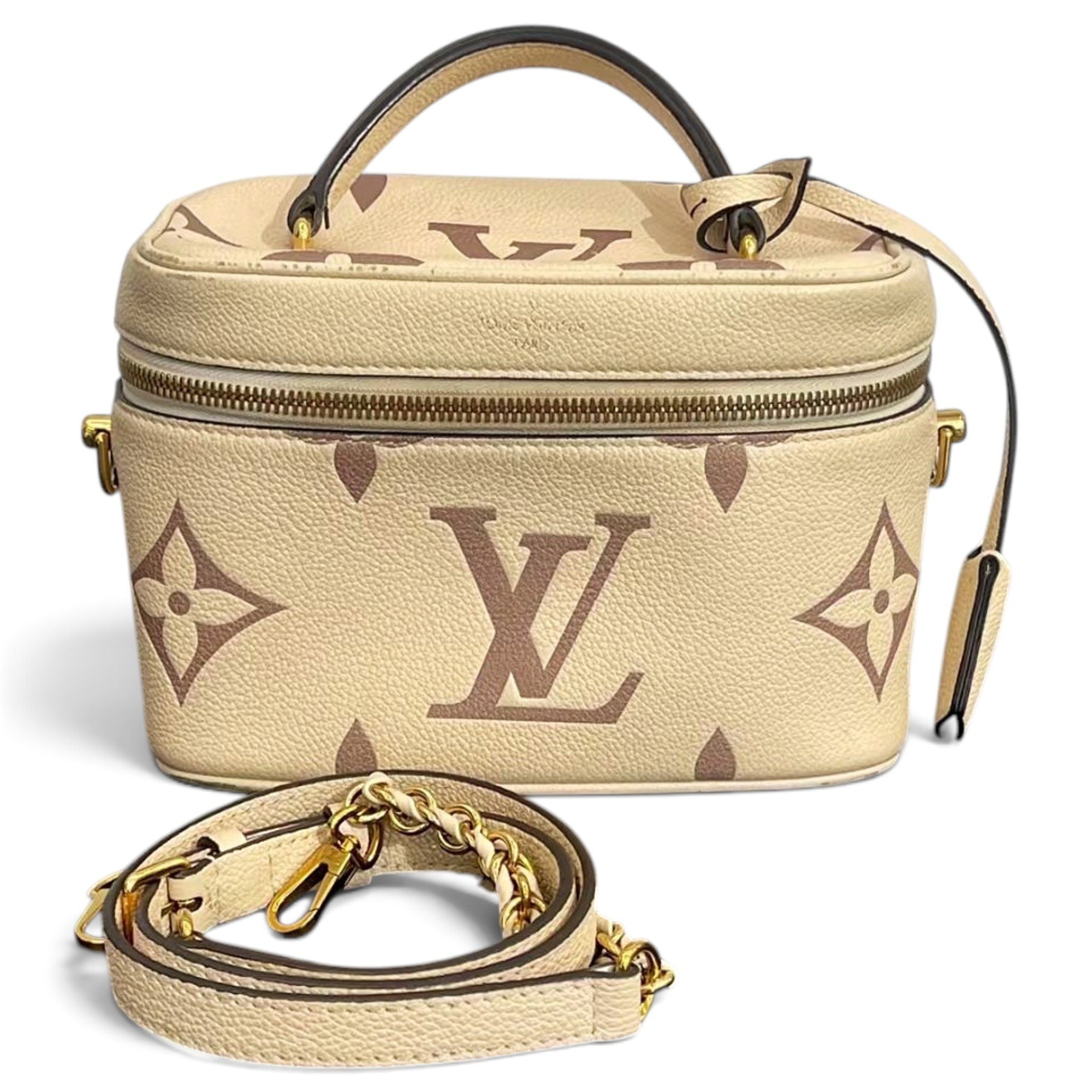 Vanity leather crossbody bag