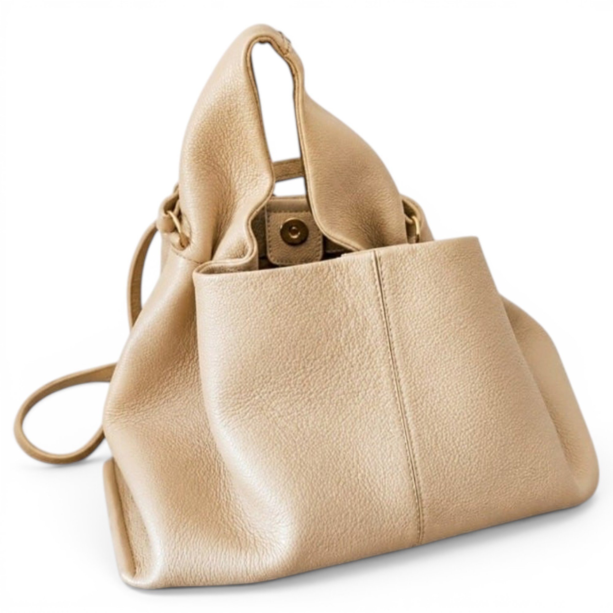 Polene Numéro Neuf leather crossbody bag