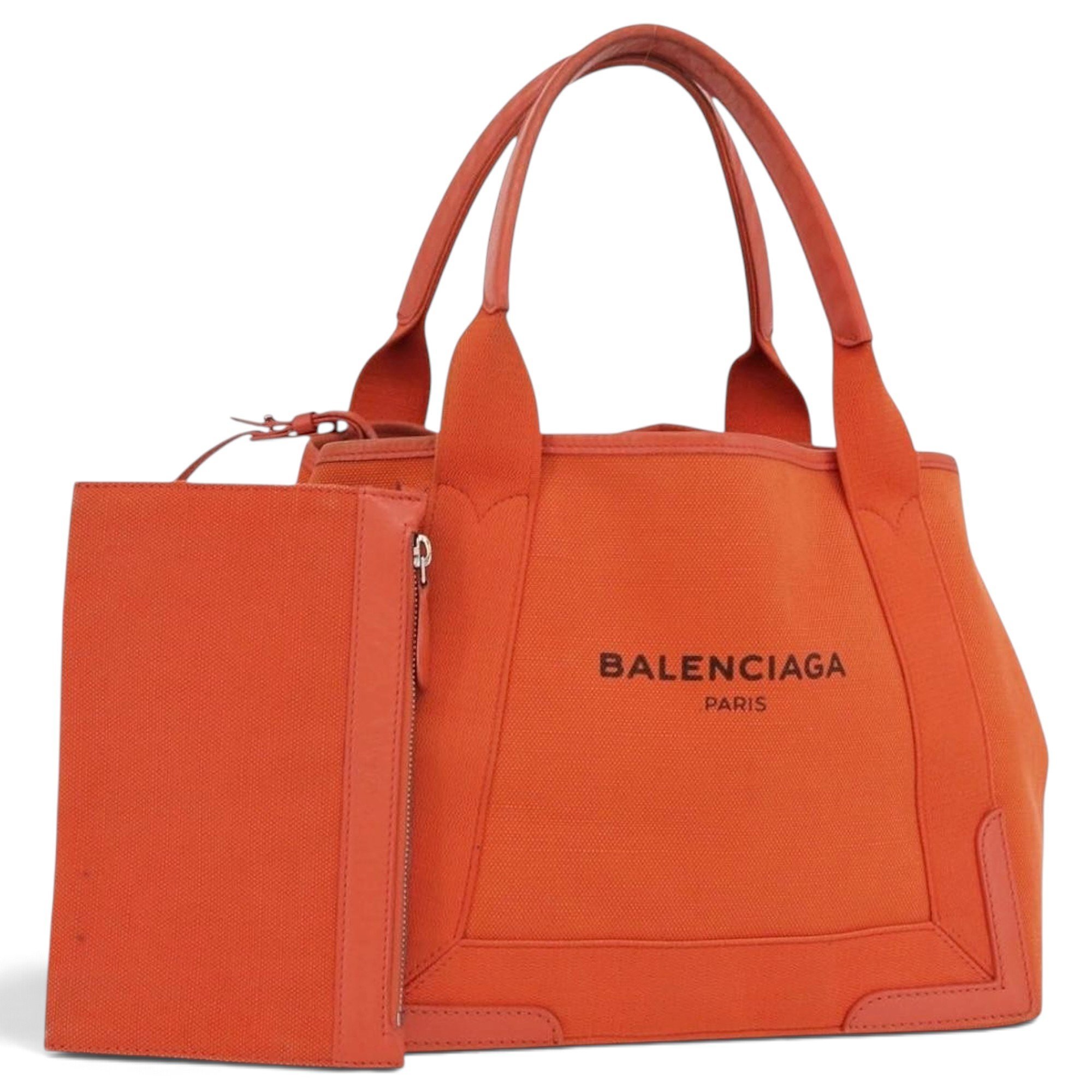 Navy cabas cloth tote