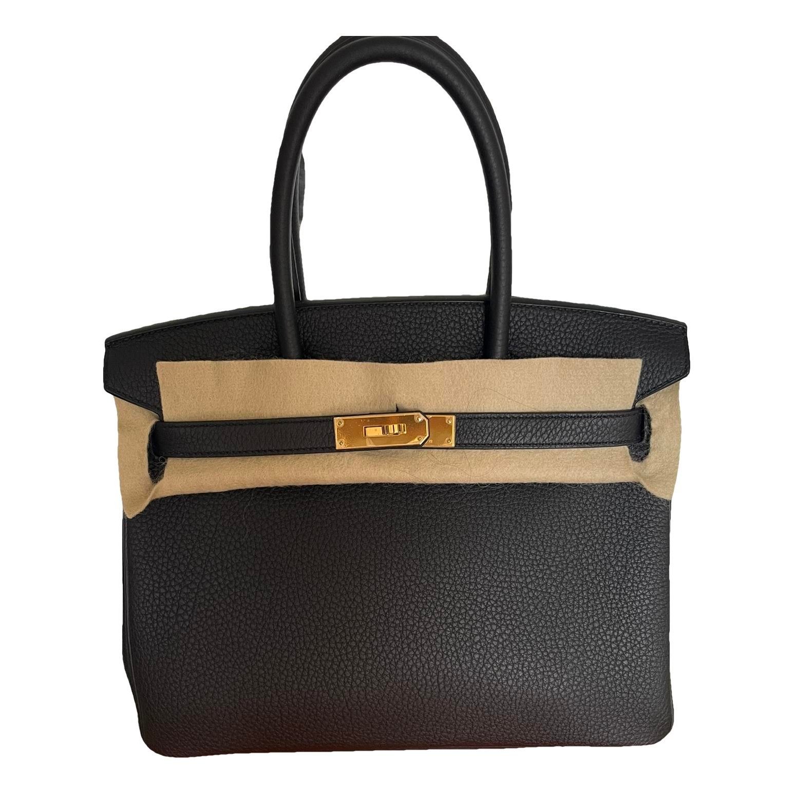 Birkin 30 leather handbag