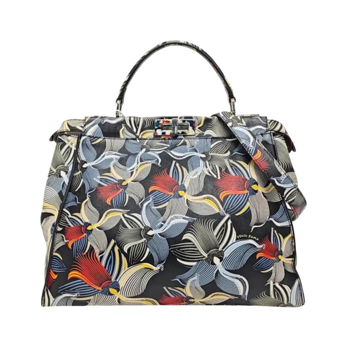 Peekaboo leather handbag