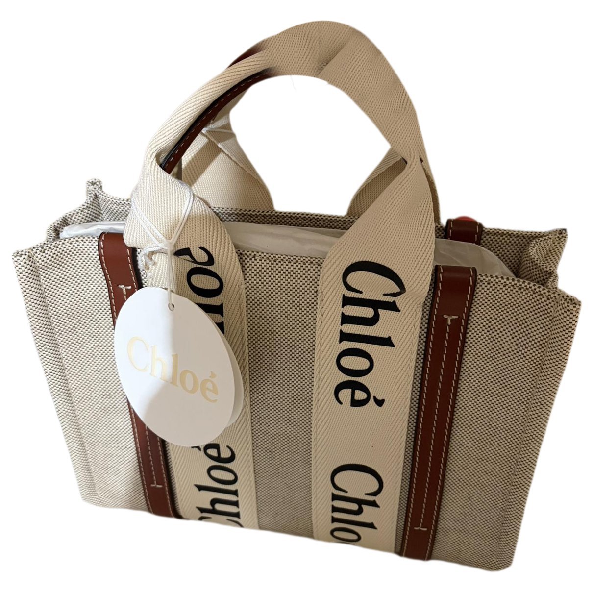 Chloe Woody cloth tote