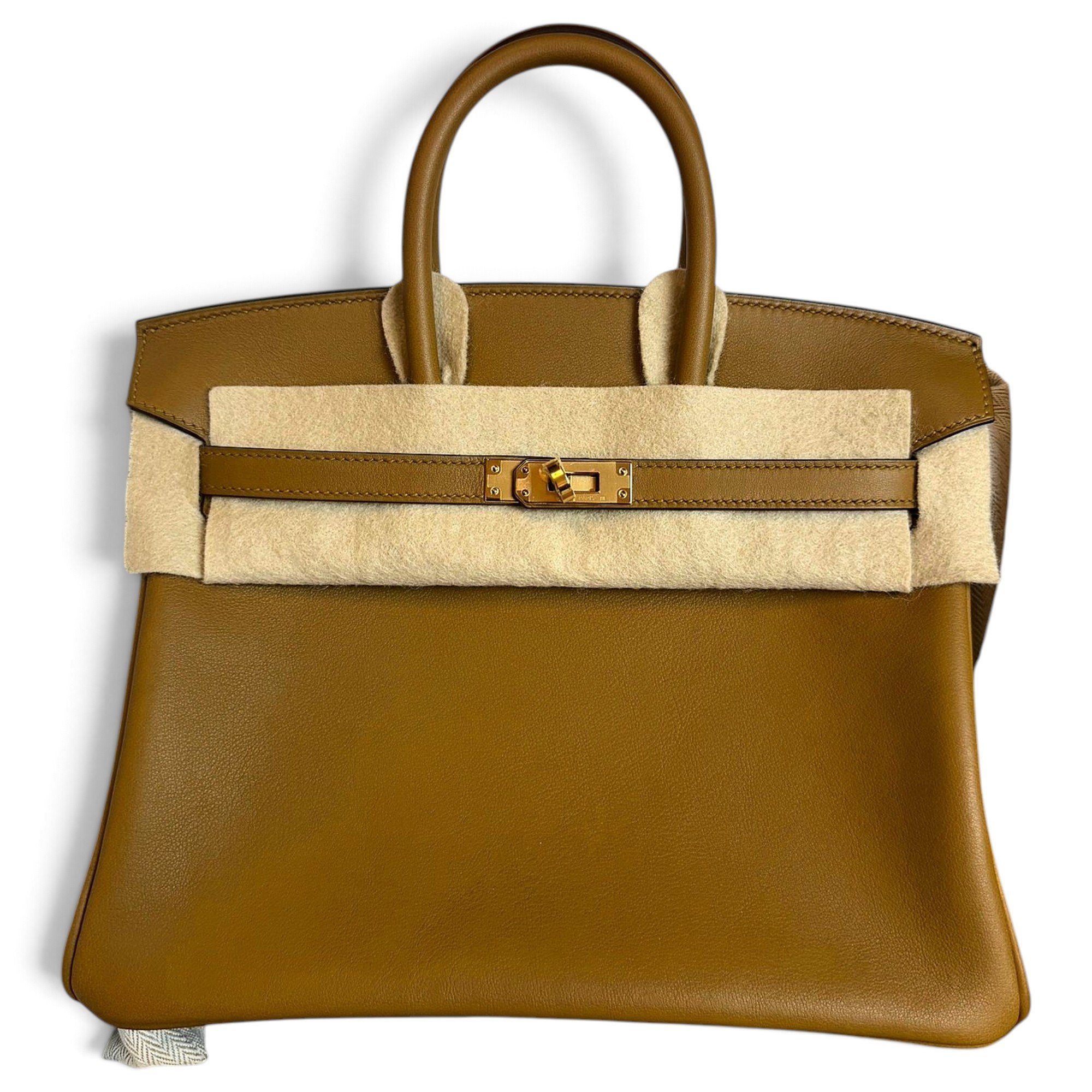 Birkin 25 leather handbag