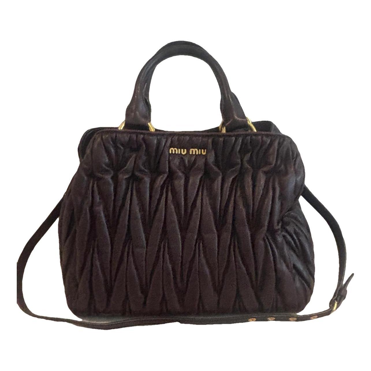 Leather handbag