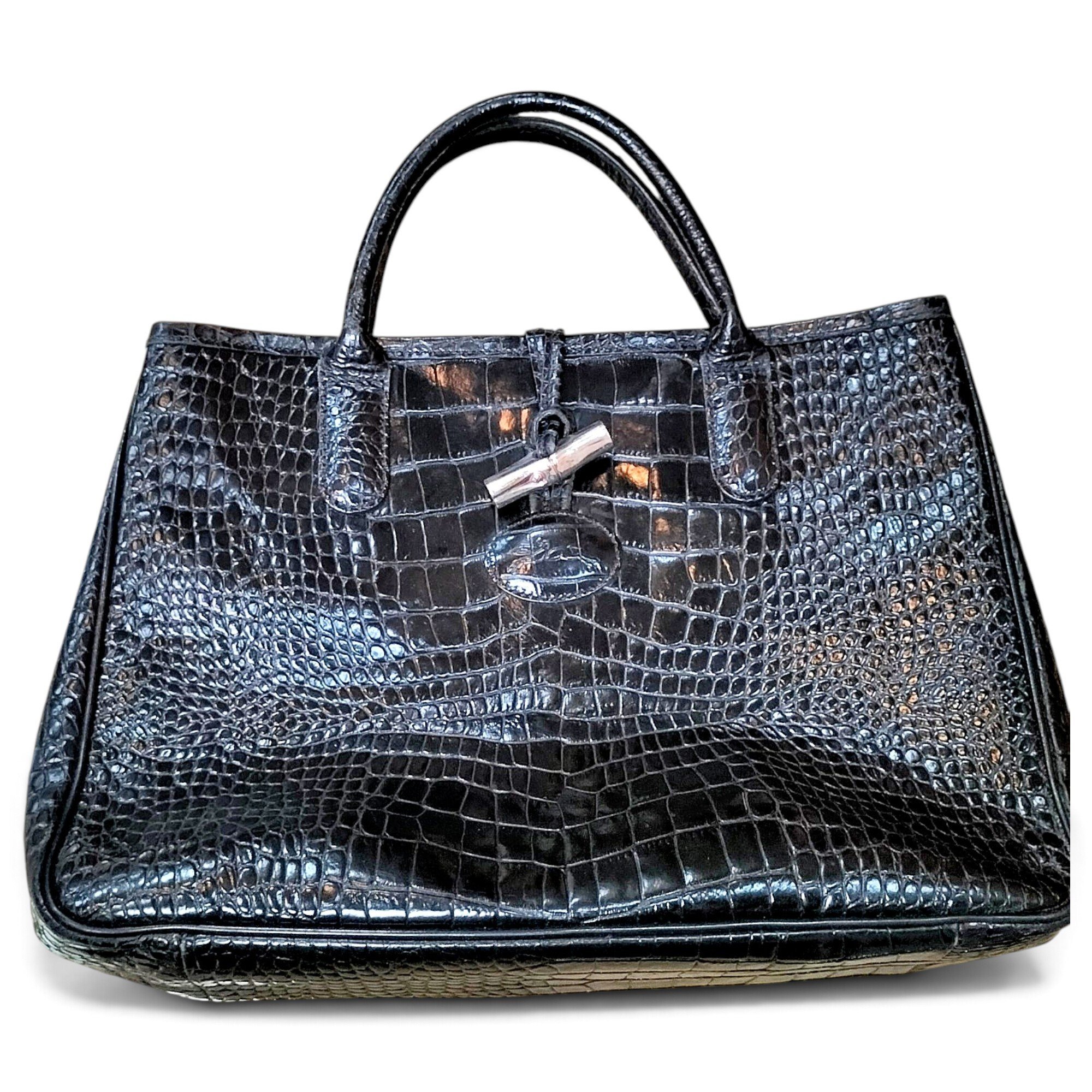 Longchamp Roseau leather tote