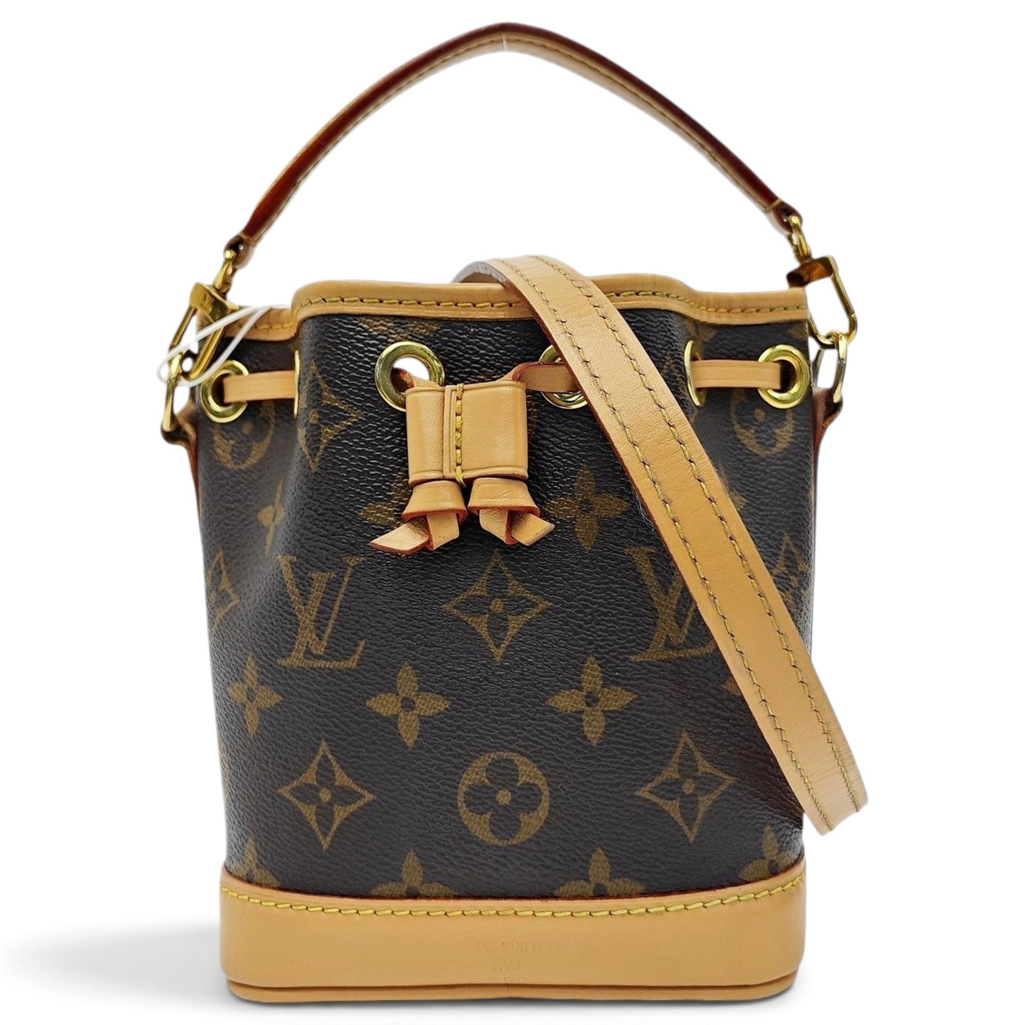 Nano Noé leather handbag