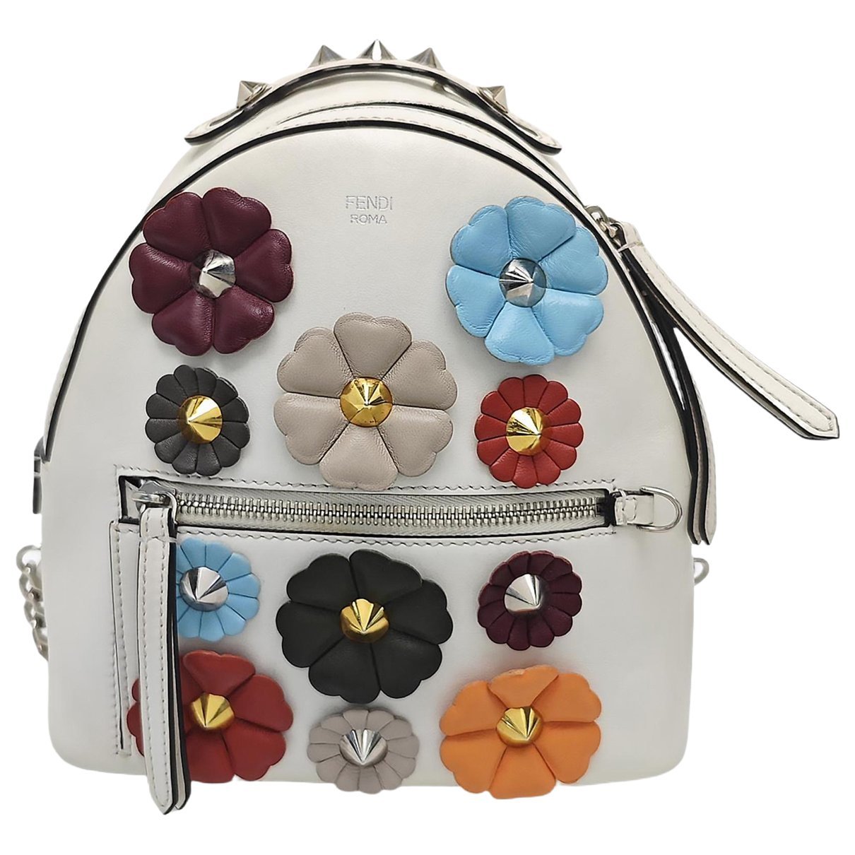 Leather backpack