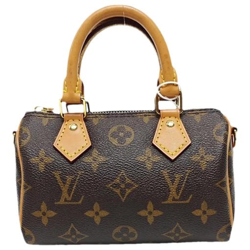 Nano Speedy / Mini HL leather handbag