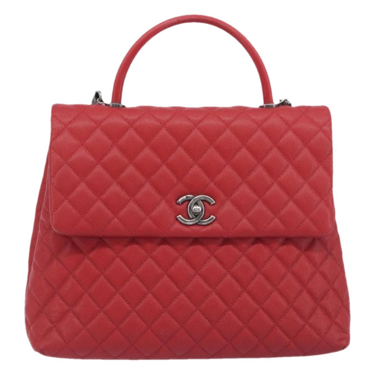 Coco Handle pony-style calfskin handbag