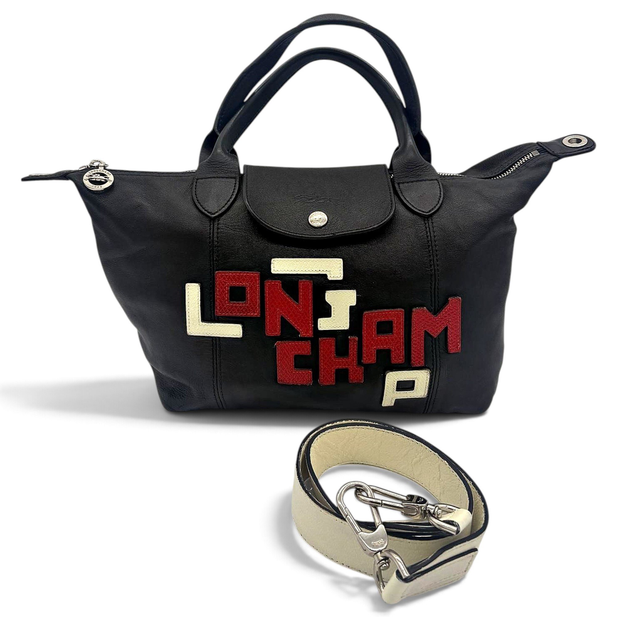 Pliage leather handbag