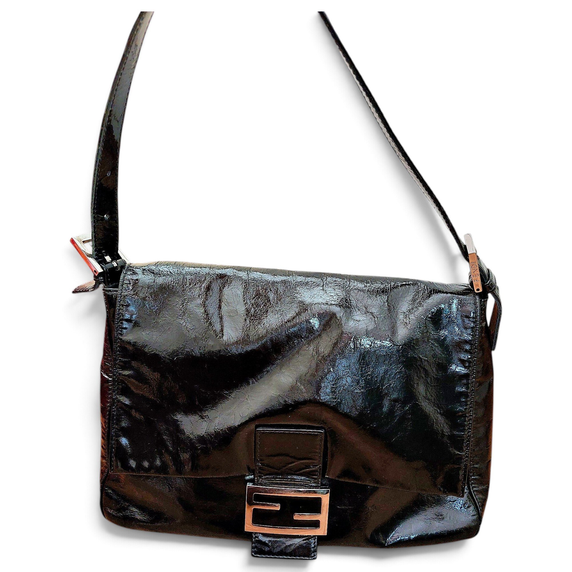 Mamma Baguette patent leather handbag