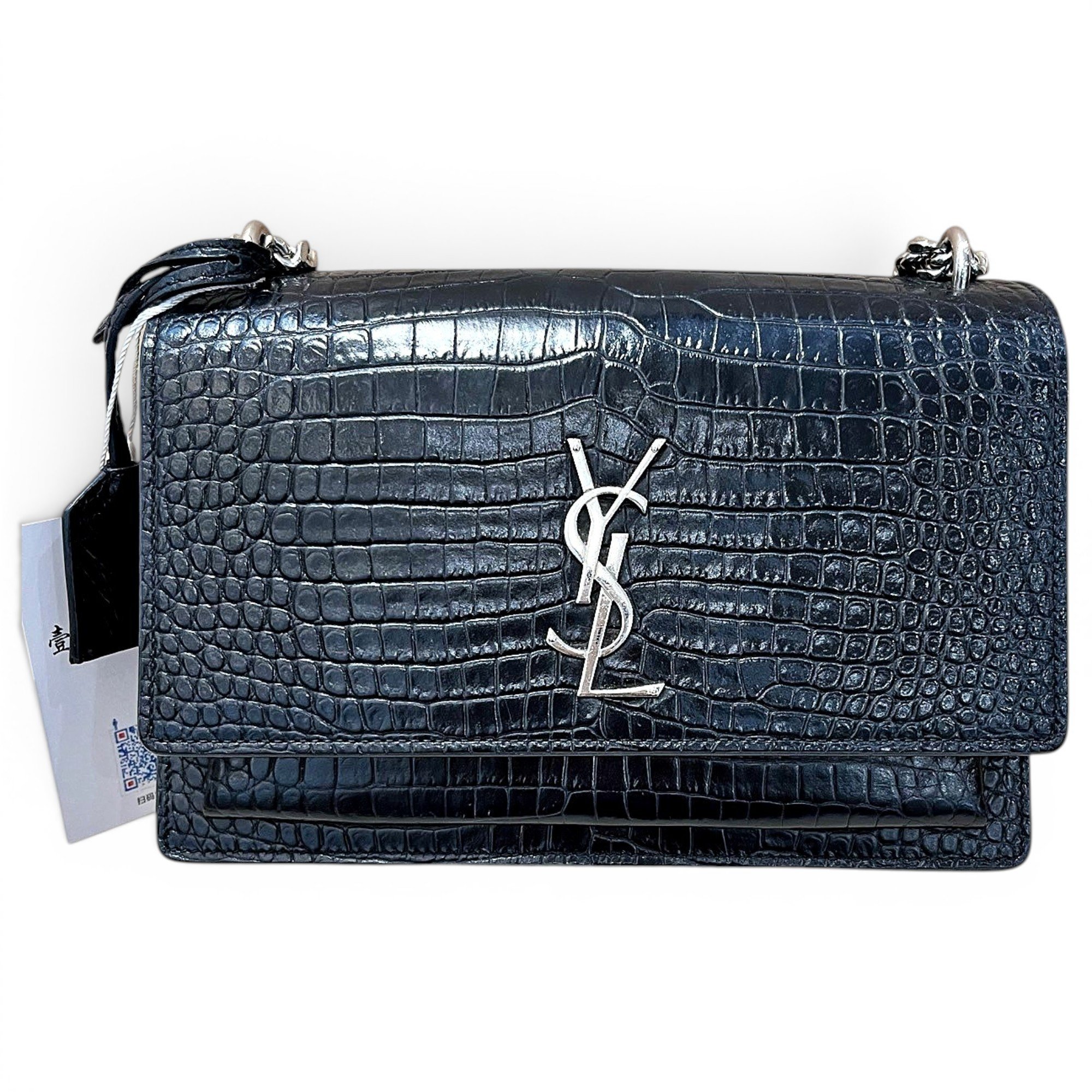 Sunset leather handbag