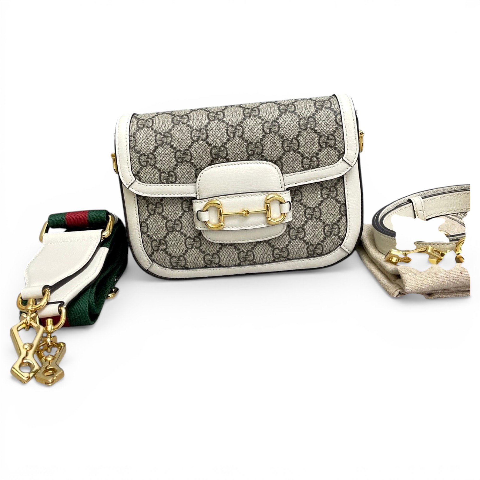 Horsebit 1955 Flap leather handbag