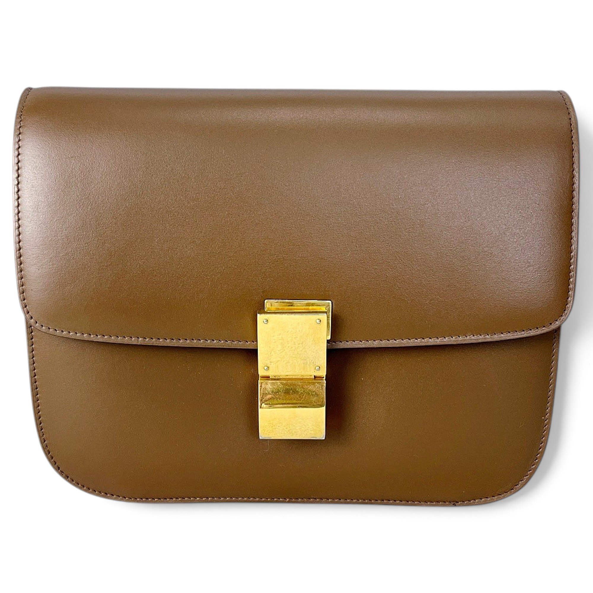 Classic leather handbag