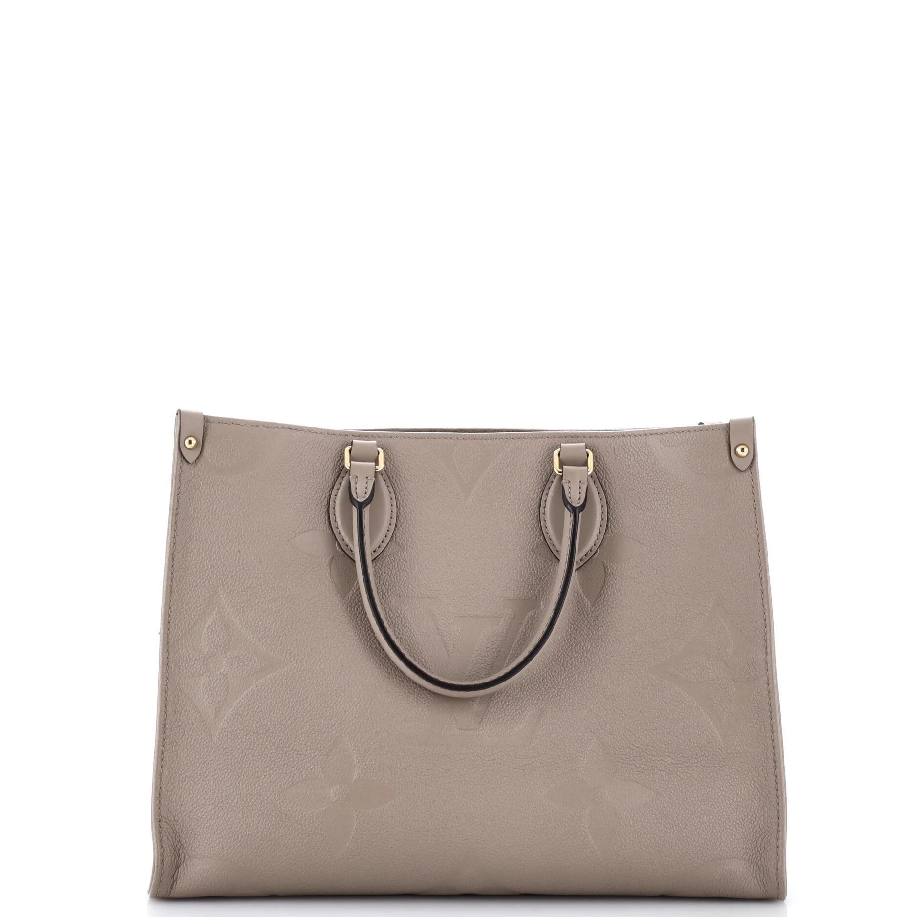 Leather tote