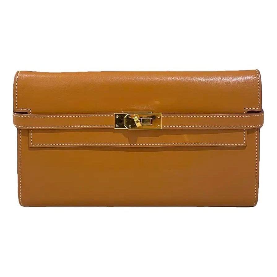 Kelly to go leather clutch bag